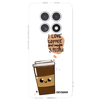 Picasee husă transparentă din silicon pentru Xiaomi Redmi Note 15 - Cute coffee
