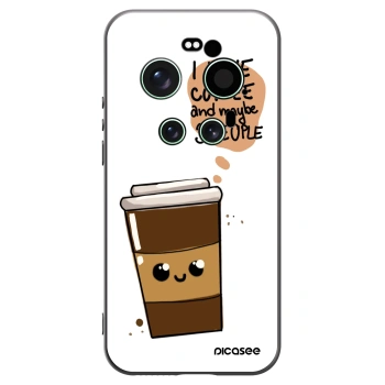 Picasee husă neagră din silicon pentru Xiaomi 17 Ultra - Cute coffee