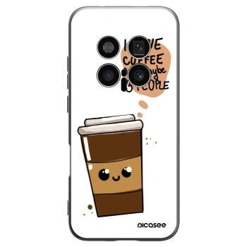 Picasee husă neagră din silicon pentru Honor Magic8 Pro 5G - Cute coffee