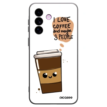 Picasee husă neagră din silicon pentru Samsung Galaxy A57 5G - Cute coffee