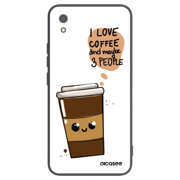 Picasee husă neagră din silicon pentru Xiaomi Redmi 7A - Cute coffee