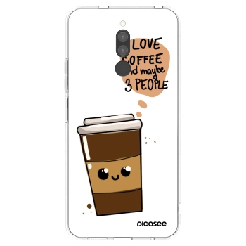 Picasee husă transparentă din silicon pentru Xiaomi Redmi 8 - Cute coffee