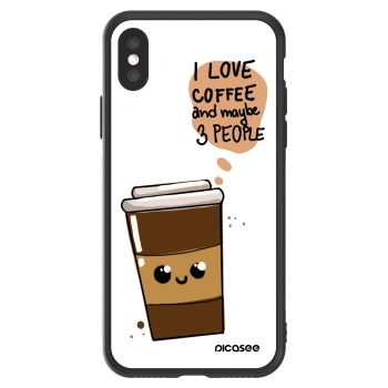 Picasee ULTIMATE CASE pentru Apple iPhone X/XS - Cute coffee