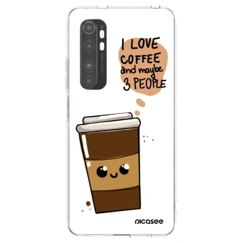 Picasee husă transparentă din silicon pentru Xiaomi Mi Note 10 Lite - Cute coffee