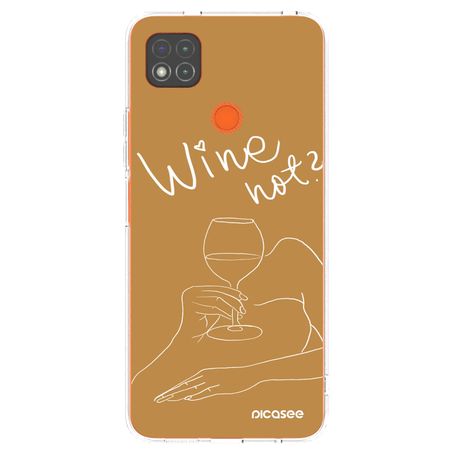 Picasee husă transparentă din silicon pentru Xiaomi Redmi 9C - Wine not