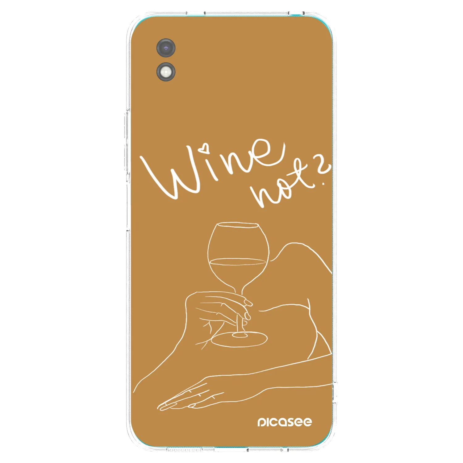 Picasee husă neagră din silicon pentru Xiaomi Redmi 9A - Wine not