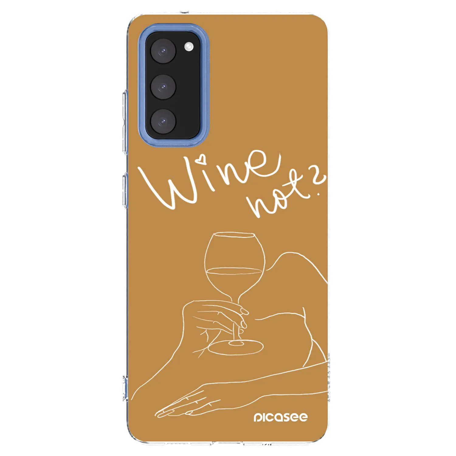 Picasee husă transparentă din silicon pentru Samsung Galaxy S20 FE - Wine not