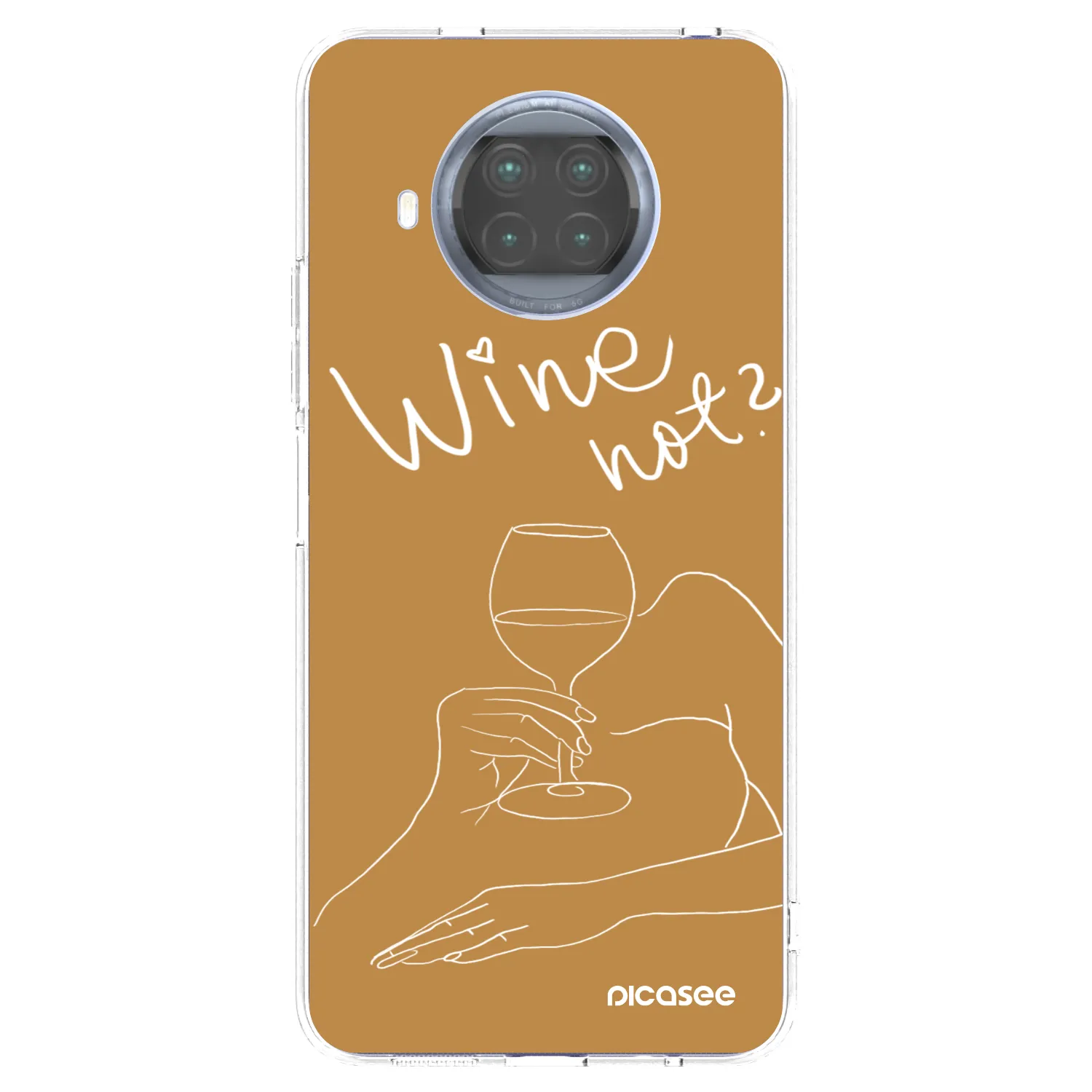 Picasee husă transparentă din silicon pentru Xiaomi Mi 10T Lite - Wine not