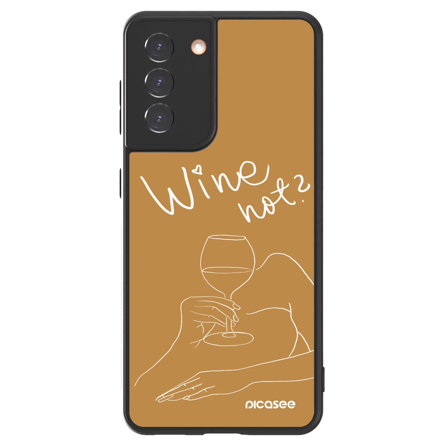 Picasee ULTIMATE CASE pentru Samsung Galaxy S21 5G G991B - Wine not