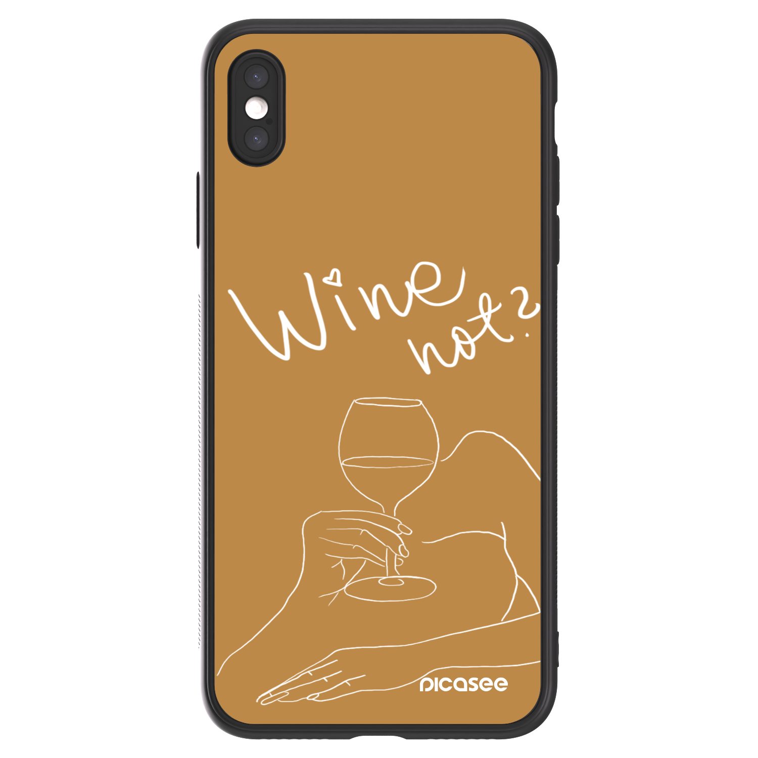Picasee ULTIMATE CASE pentru Apple iPhone XS Max - Wine not