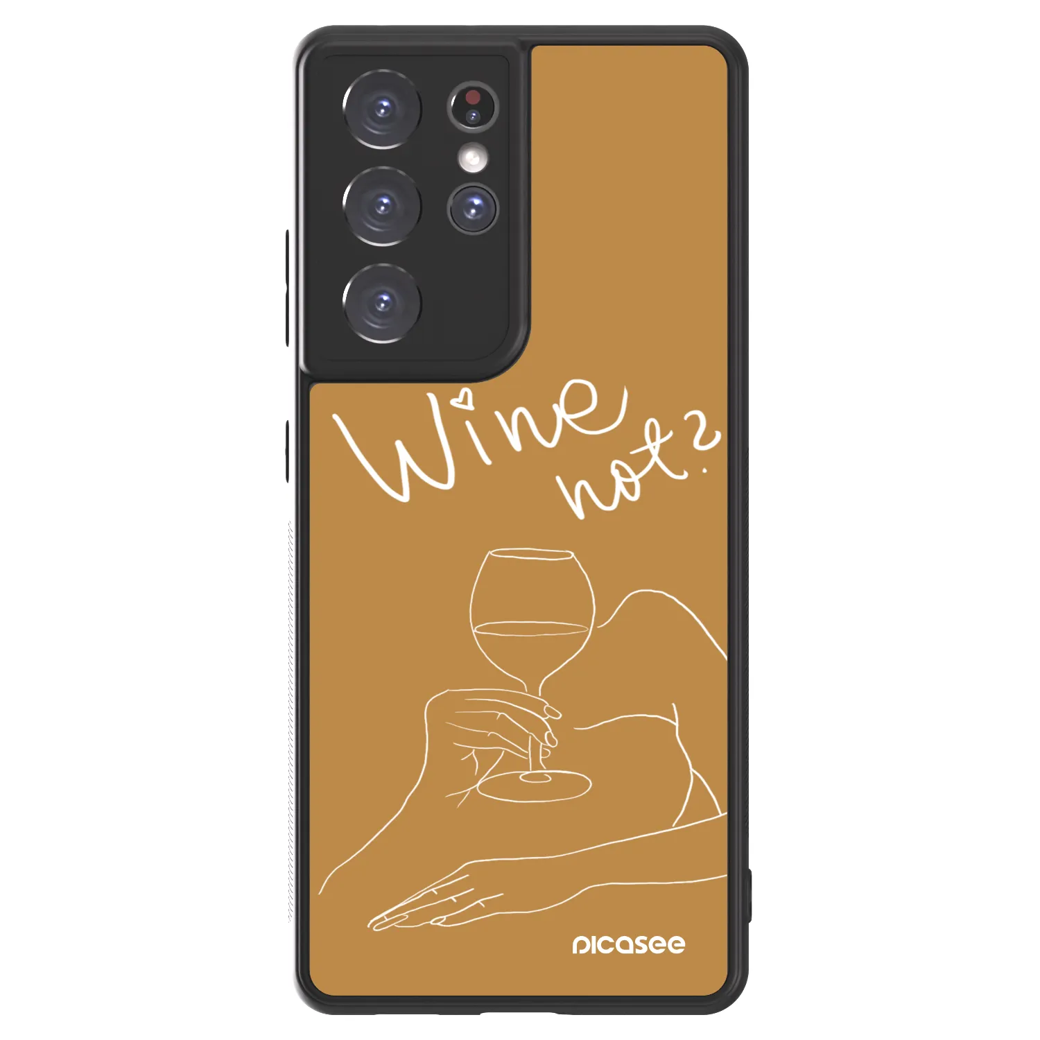 Picasee ULTIMATE CASE pentru Samsung Galaxy S21 Ultra 5G G998B - Wine not