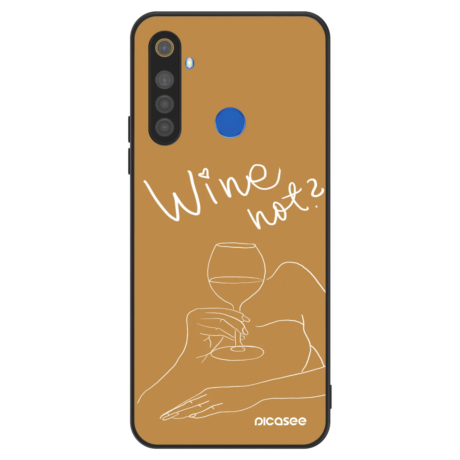 Picasee ULTIMATE CASE pentru Realme 5 - Wine not