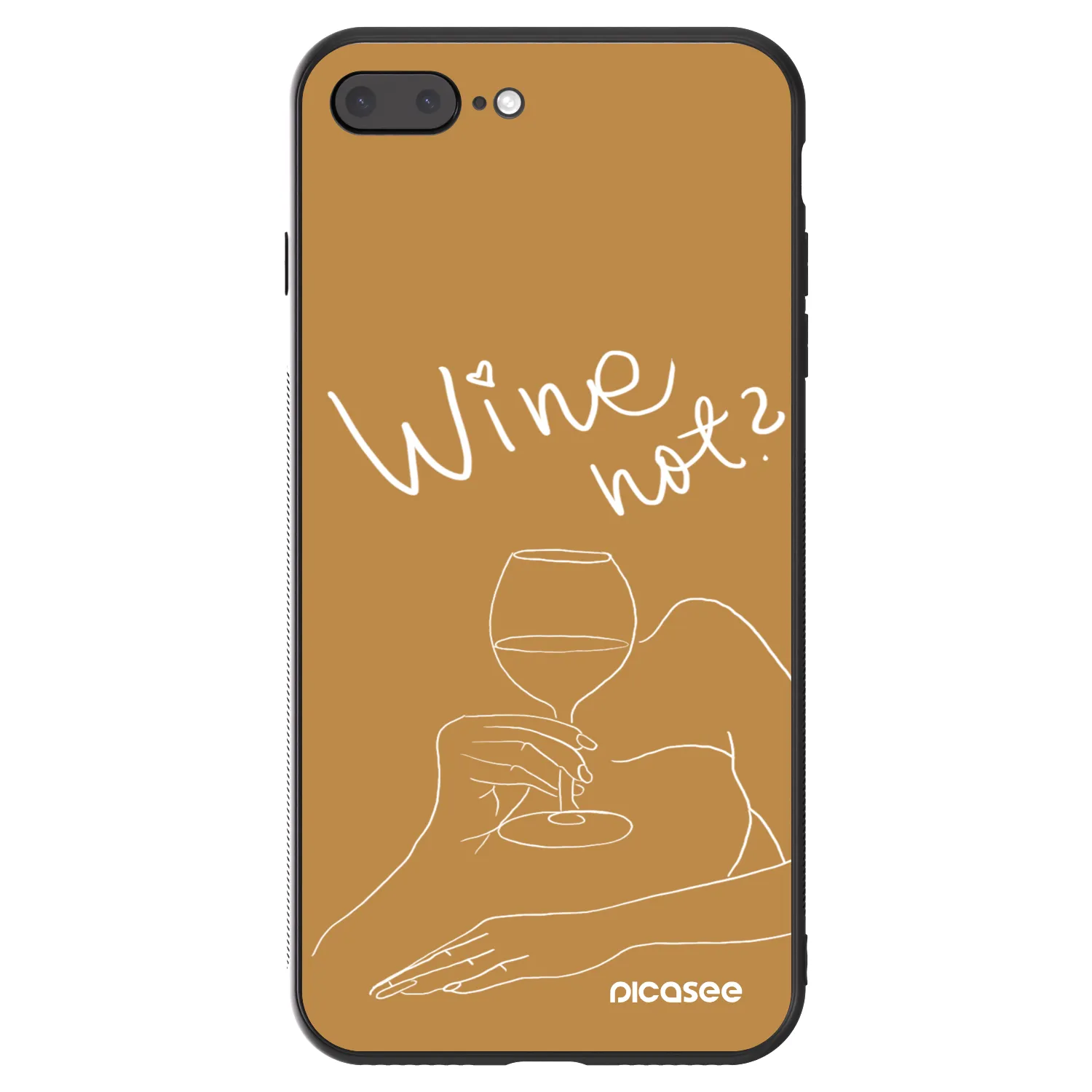 Picasee ULTIMATE CASE pentru Apple iPhone 8 Plus - Wine not