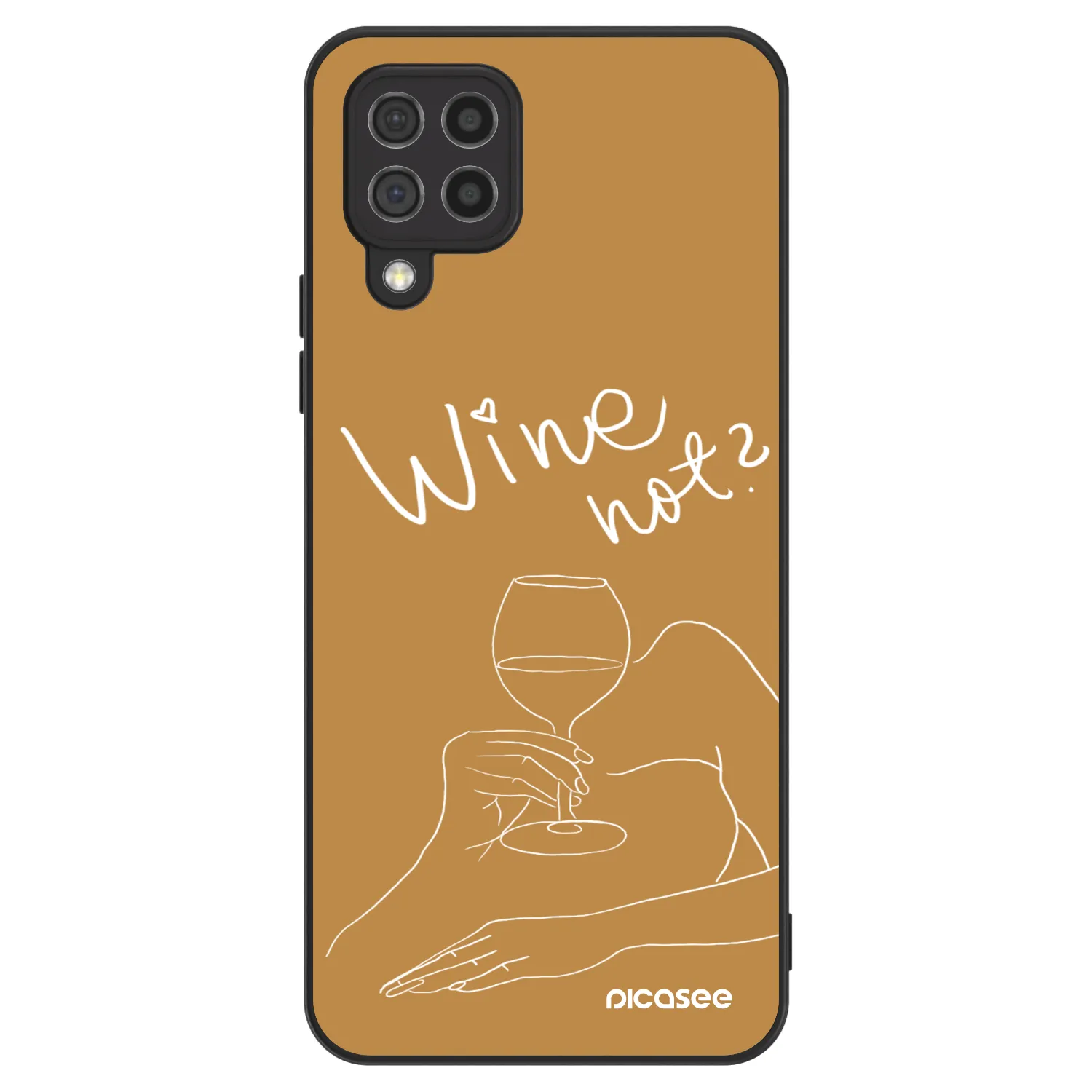 Picasee ULTIMATE CASE pentru Samsung Galaxy A22 A225F 4G - Wine not