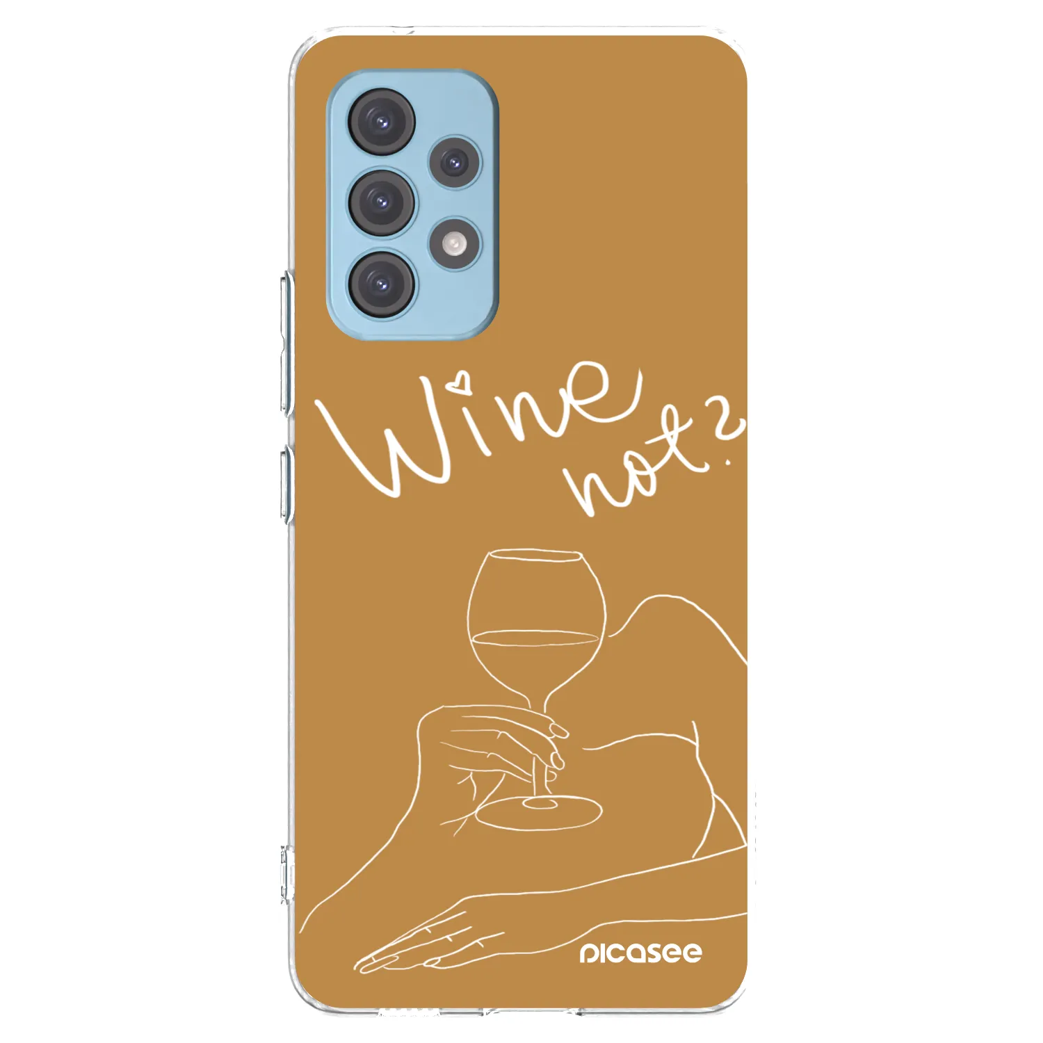 Picasee husă transparentă din silicon pentru Samsung Galaxy A53 5G A536 - Wine not