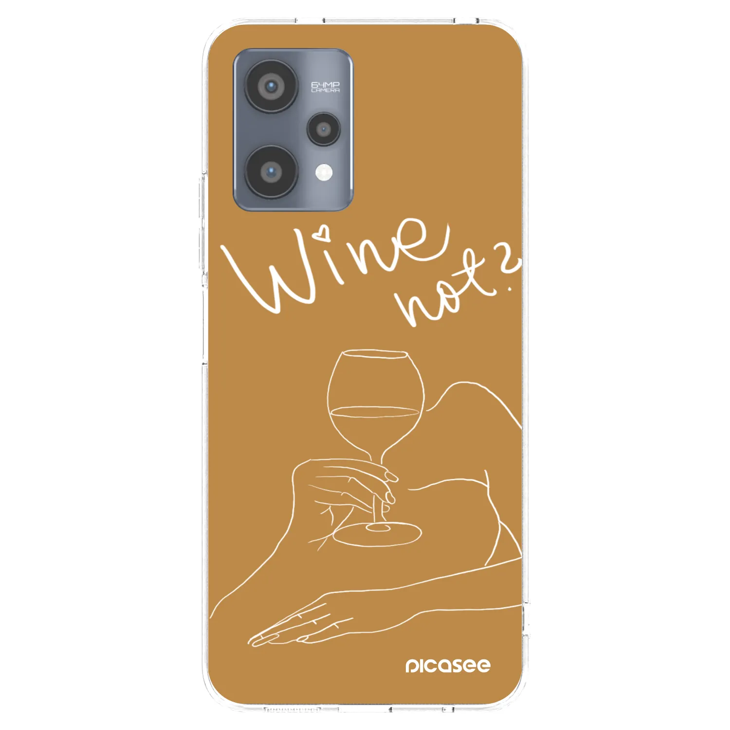 Picasee husă transparentă din silicon pentru Realme 9 Pro 5G - Wine not