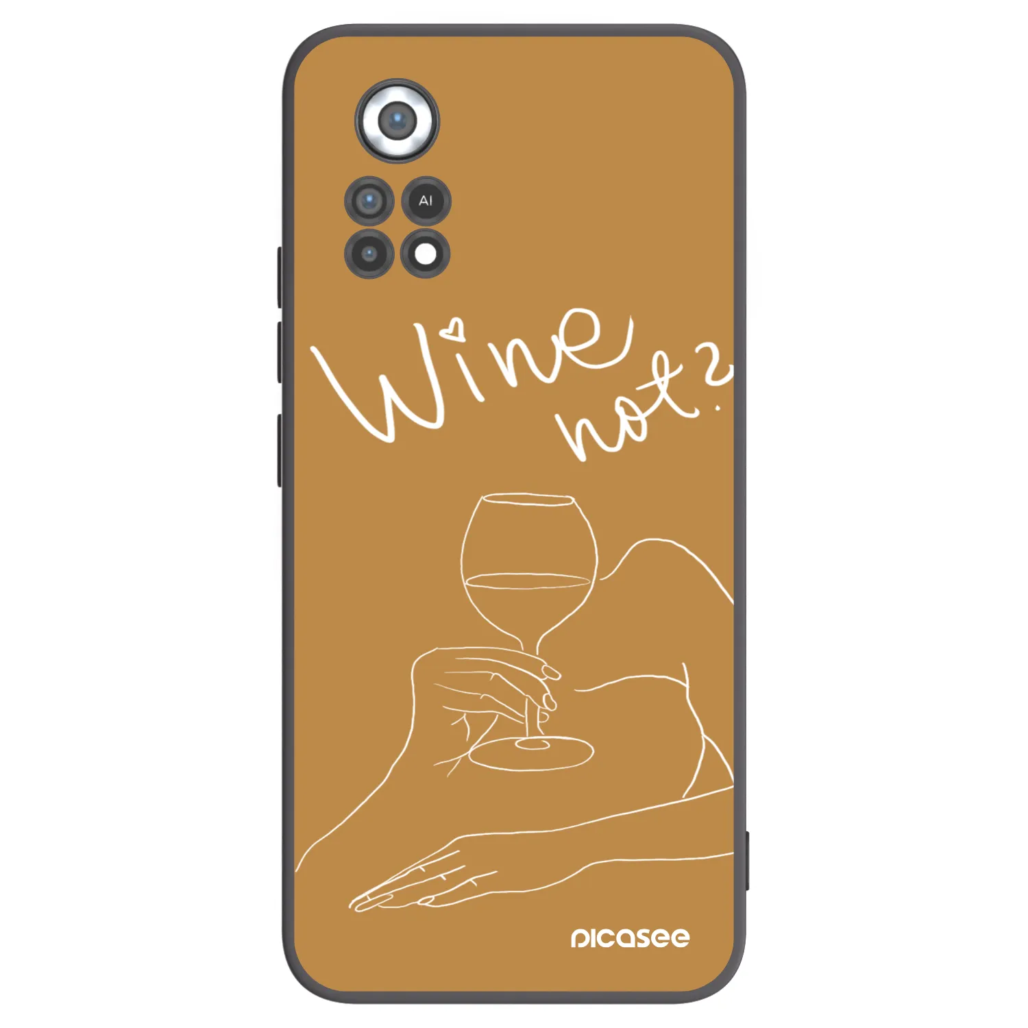 Picasee husă neagră din silicon pentru Xiaomi Poco X4 Pro 5G - Wine not