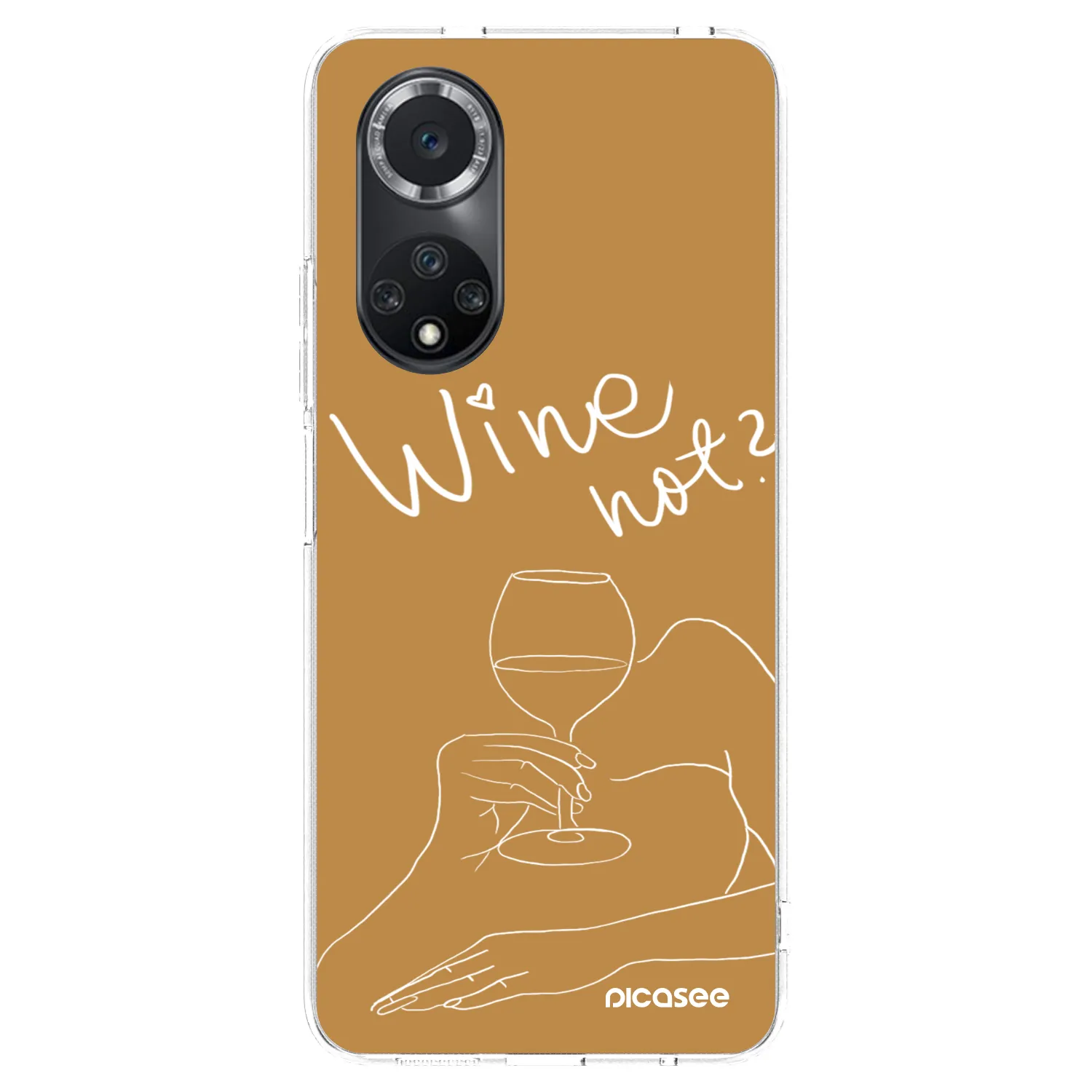 Picasee husă transparentă din silicon pentru Huawei Nova 9 SE - Wine not
