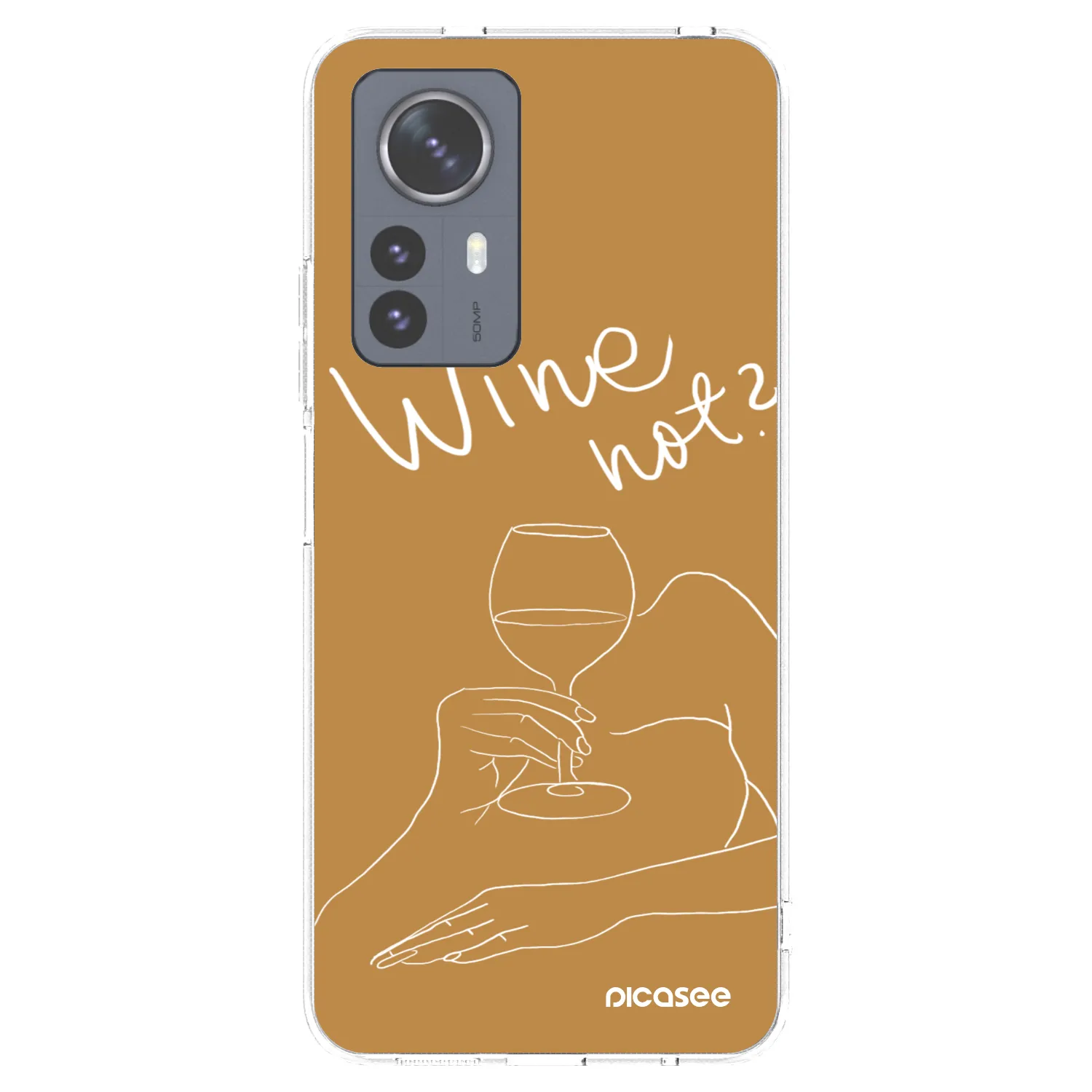 Picasee husă transparentă din silicon pentru Xiaomi 12 Pro - Wine not