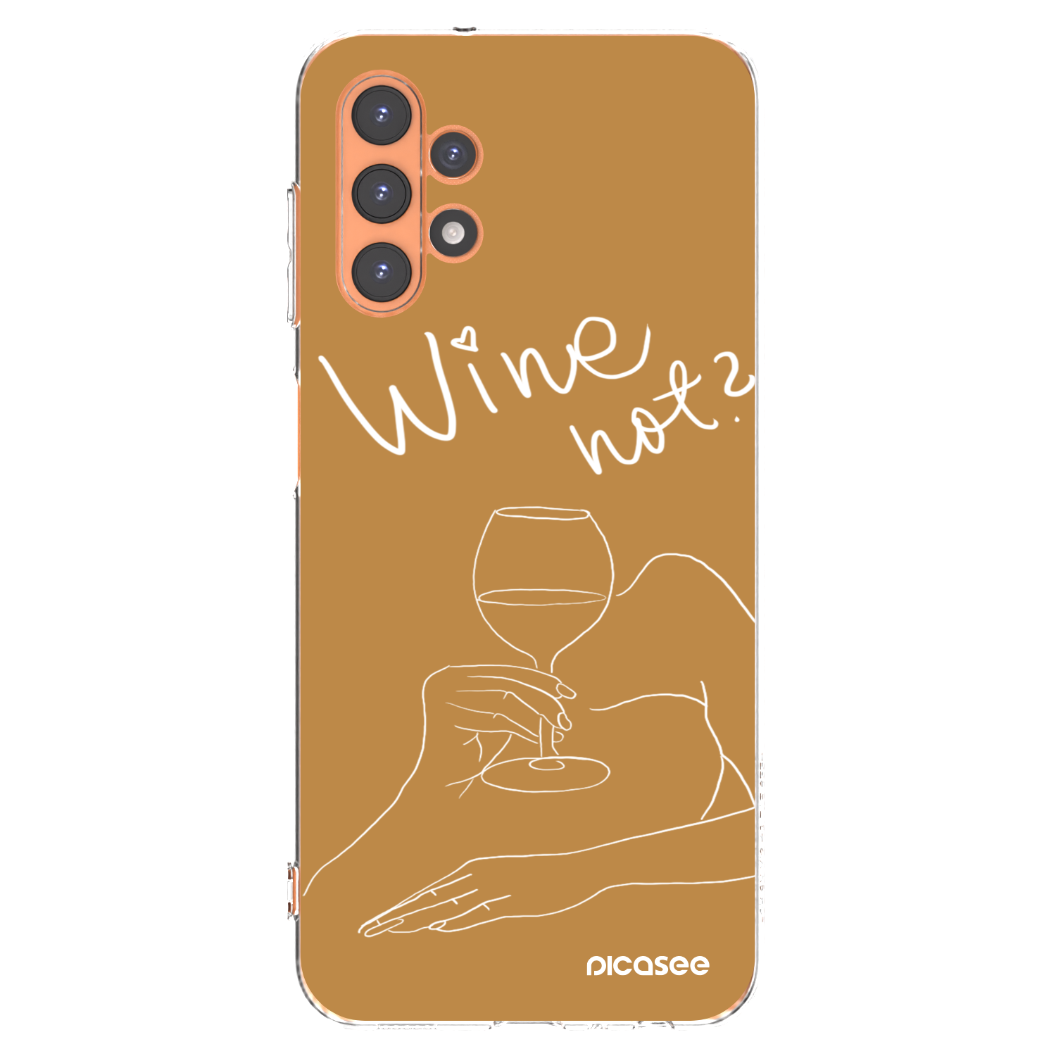 Picasee husă transparentă din silicon pentru Samsung Galaxy A13 4G A135 - Wine not