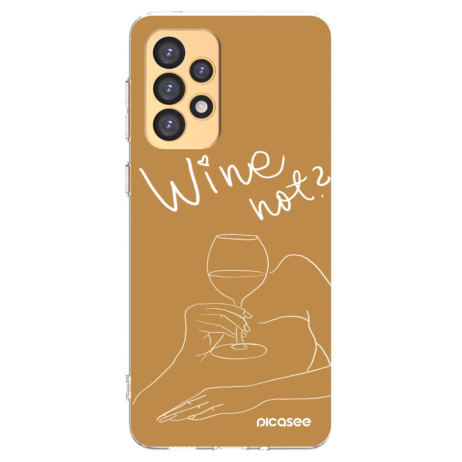 Picasee husă transparentă din silicon pentru Samsung Galaxy A33 5G A336 - Wine not