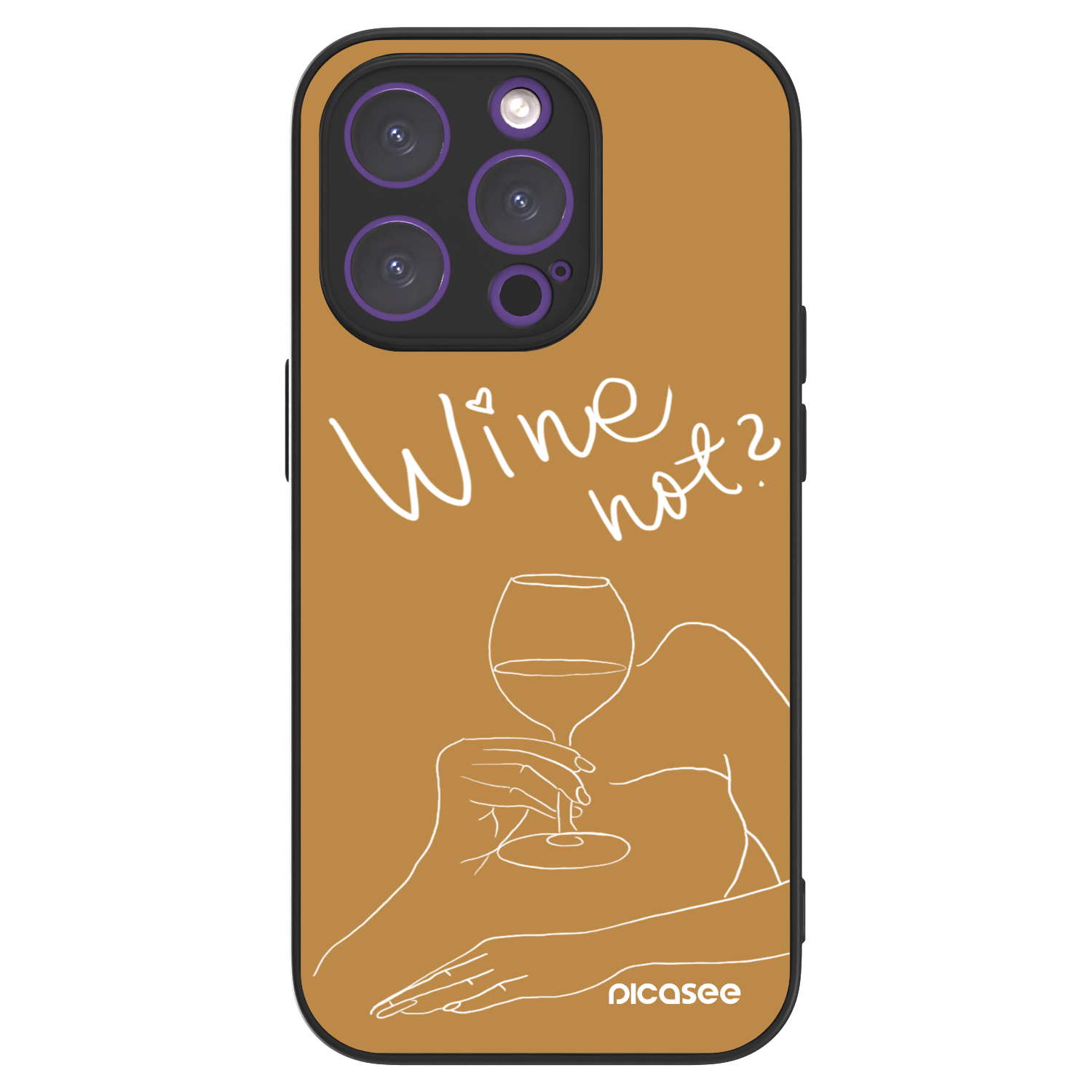 Picasee ULTIMATE CASE pentru Apple iPhone 14 Pro - Wine not