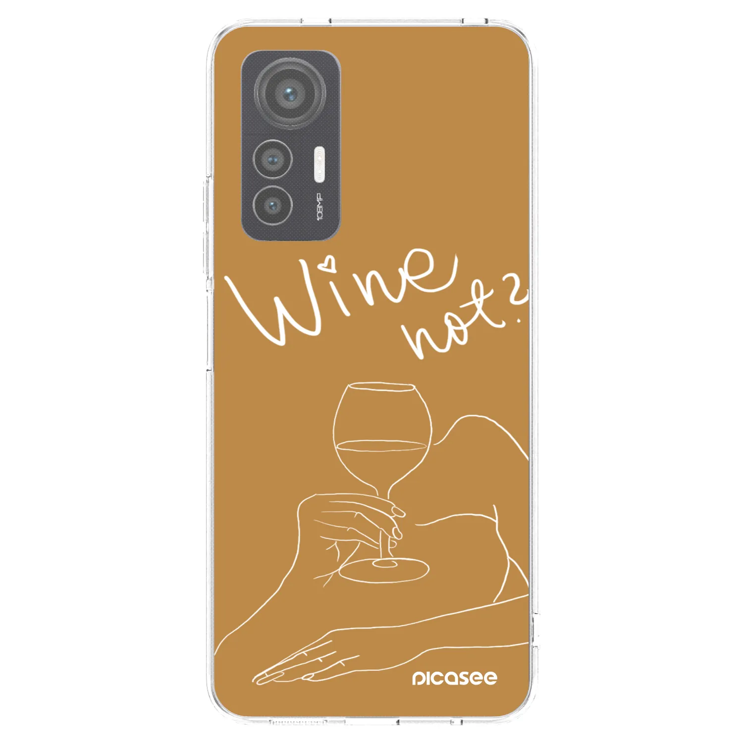 Picasee husă transparentă din silicon pentru Xiaomi 12 Lite - Wine not