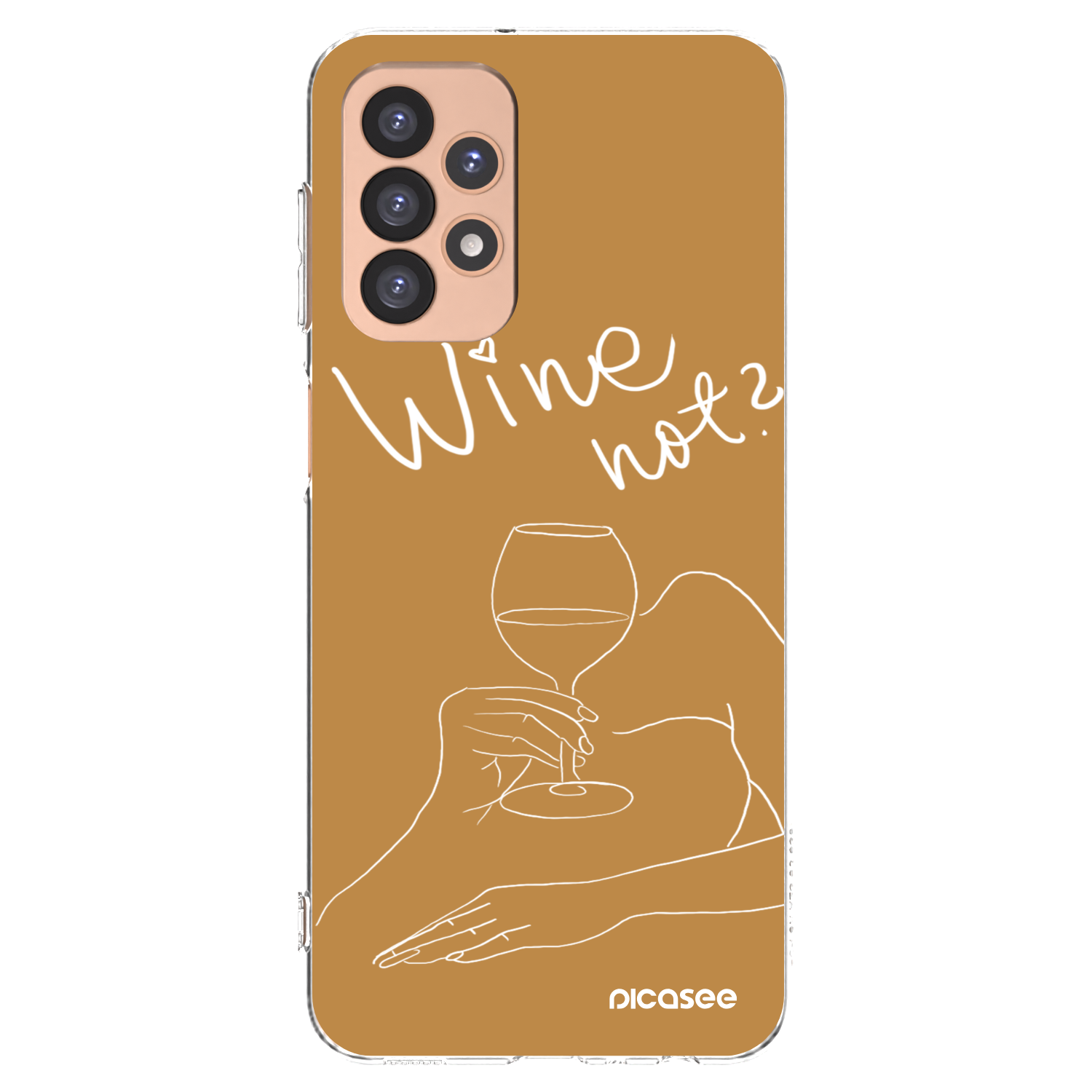 Picasee husă transparentă din silicon pentru Samsung Galaxy A23 A236B 5G - Wine not