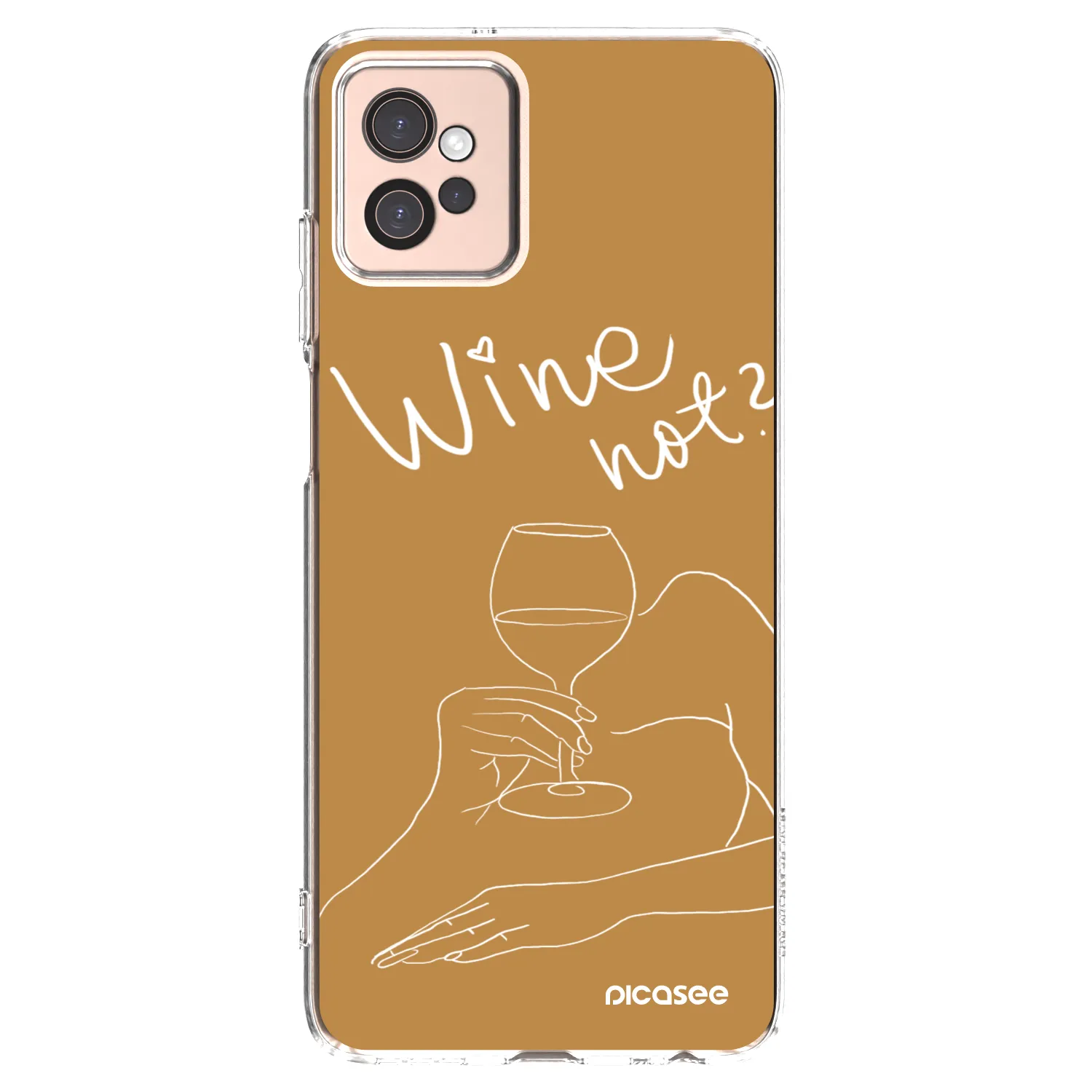 Picasee husă transparentă din silicon pentru Motorola Moto G32 - Wine not