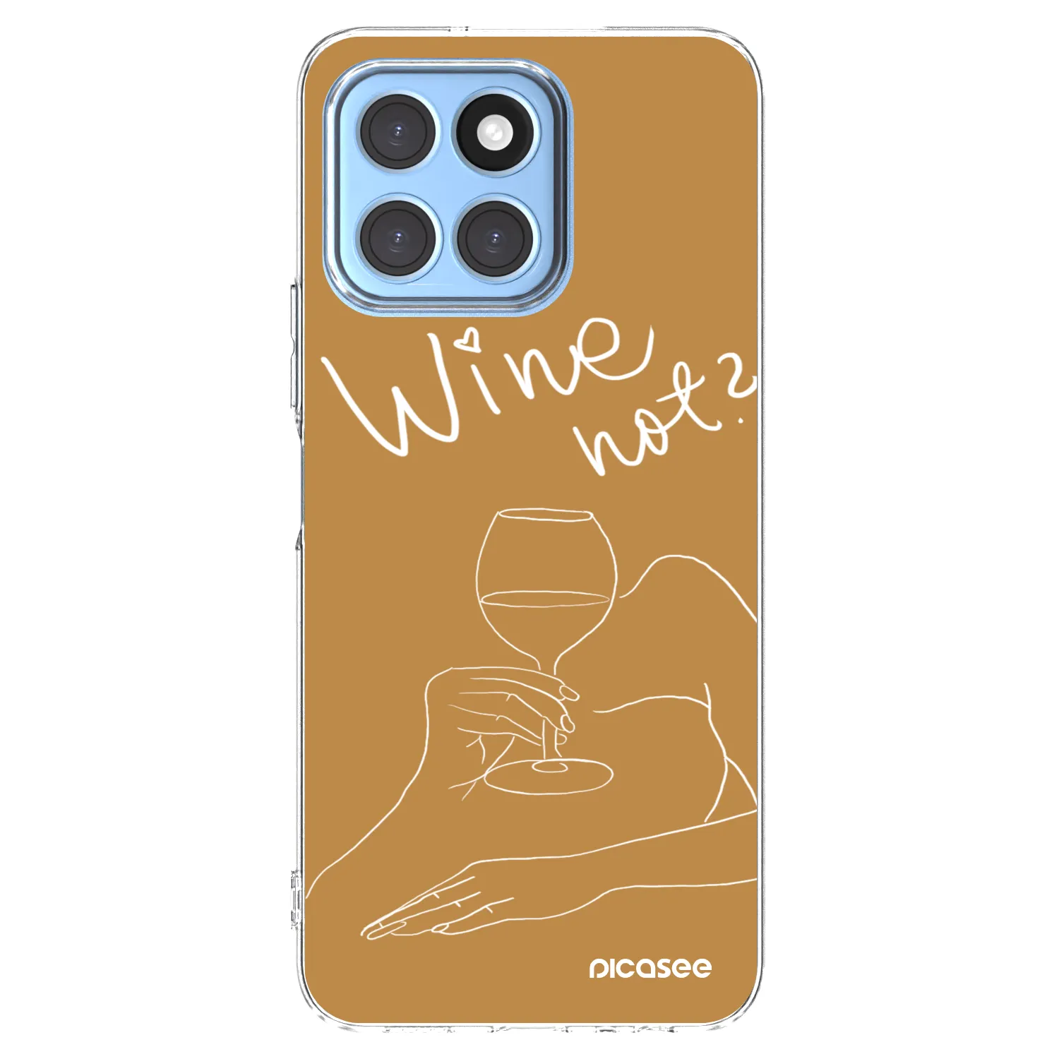 Picasee husă transparentă din silicon pentru Honor X6 - Wine not