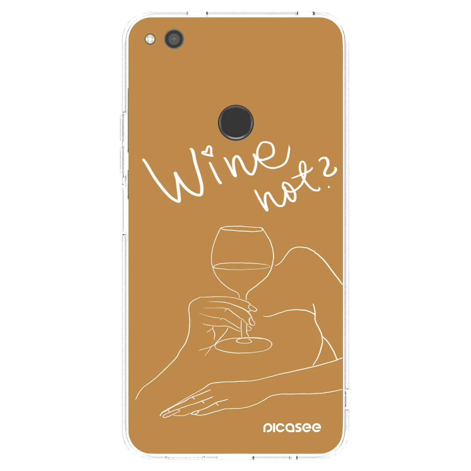 Picasee husă transparentă din silicon pentru Huawei P9 Lite 2017 - Wine not