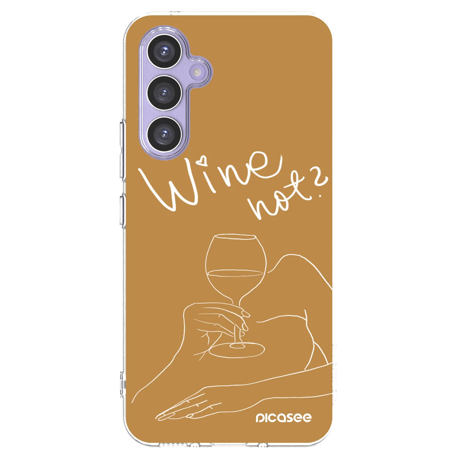 Picasee husă transparentă din silicon pentru Samsung Galaxy A54 5G A546B - Wine not