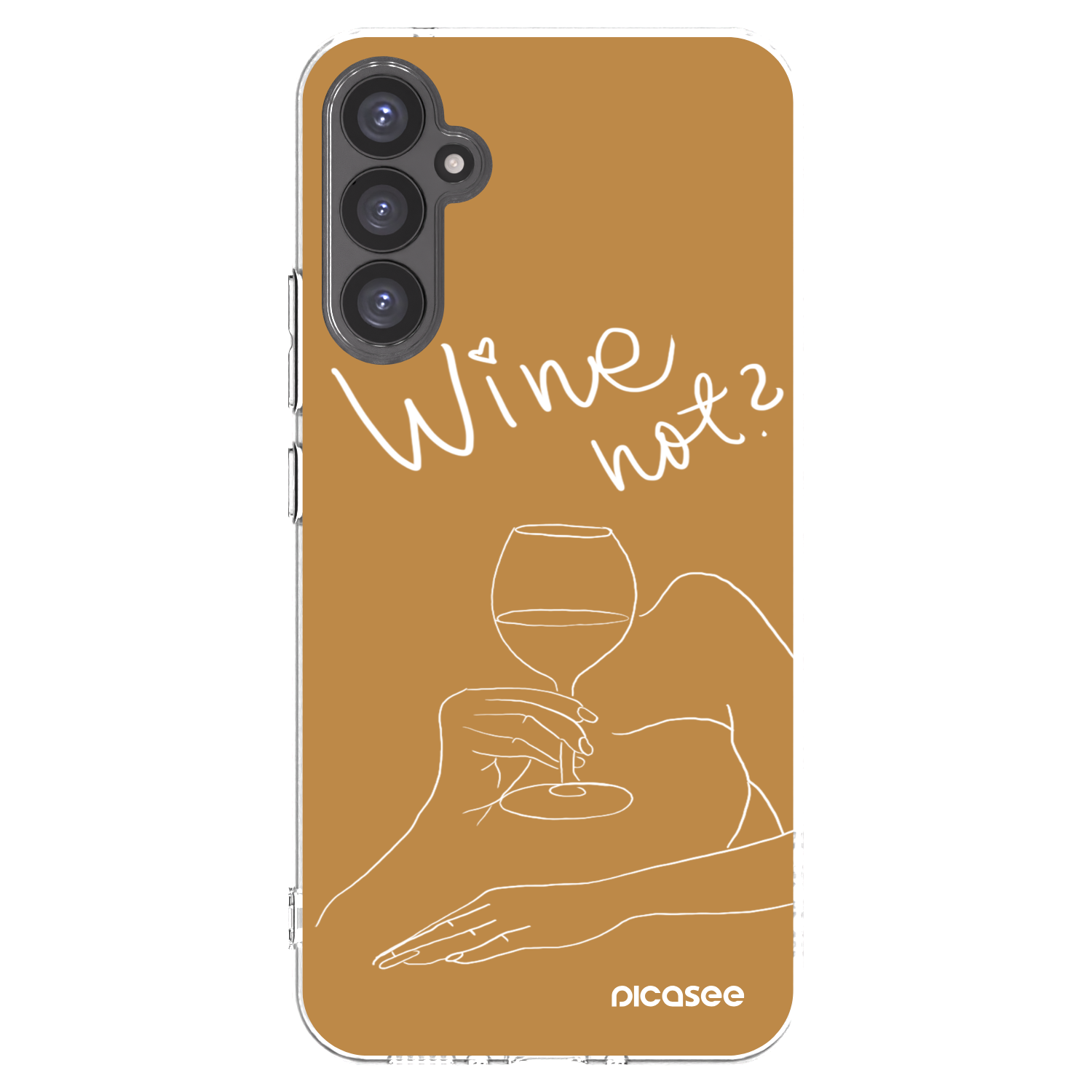Picasee husă transparentă din silicon pentru Samsung Galaxy A34 5G A346B - Wine not