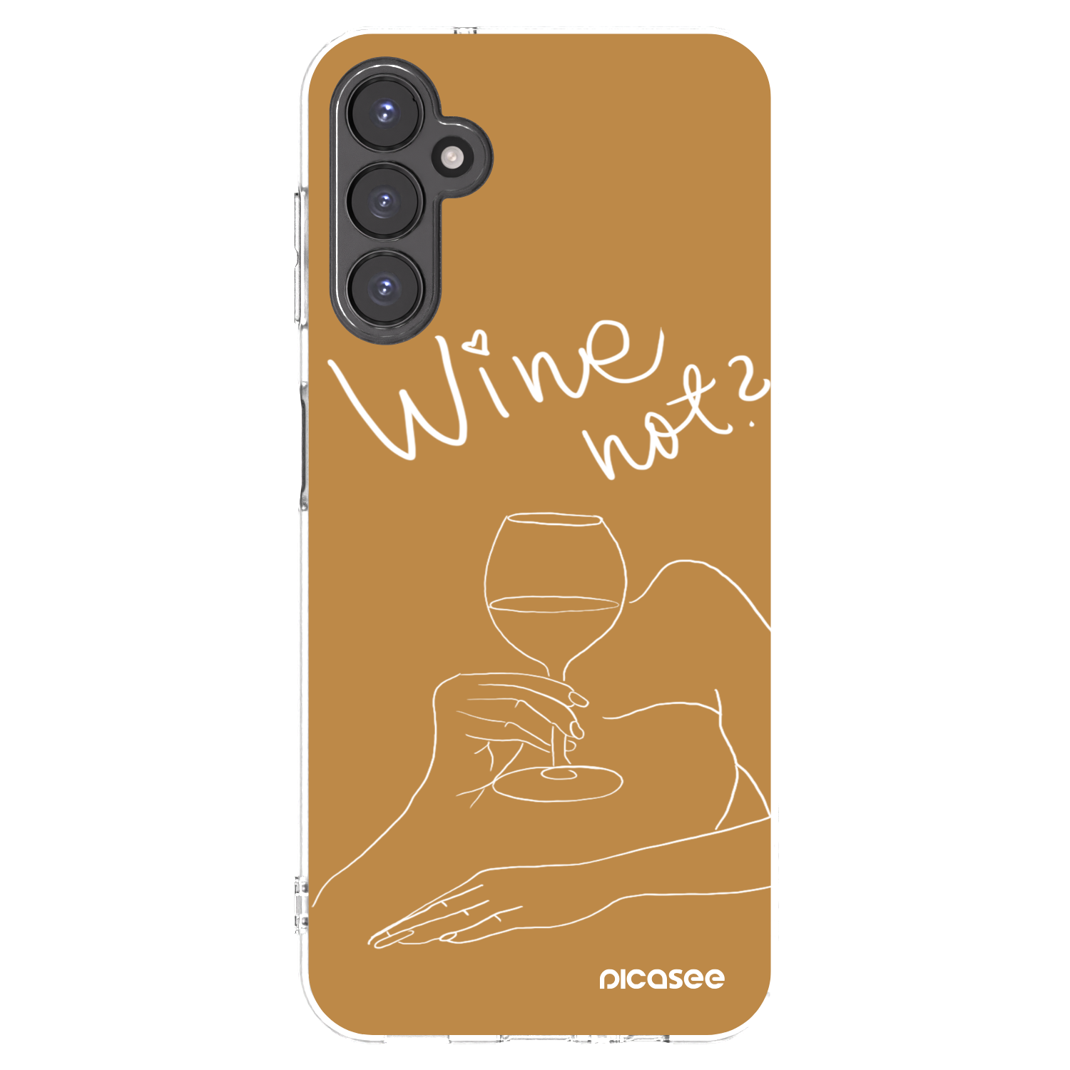 Picasee husă transparentă din silicon pentru Samsung Galaxy A14 4G A145R - Wine not