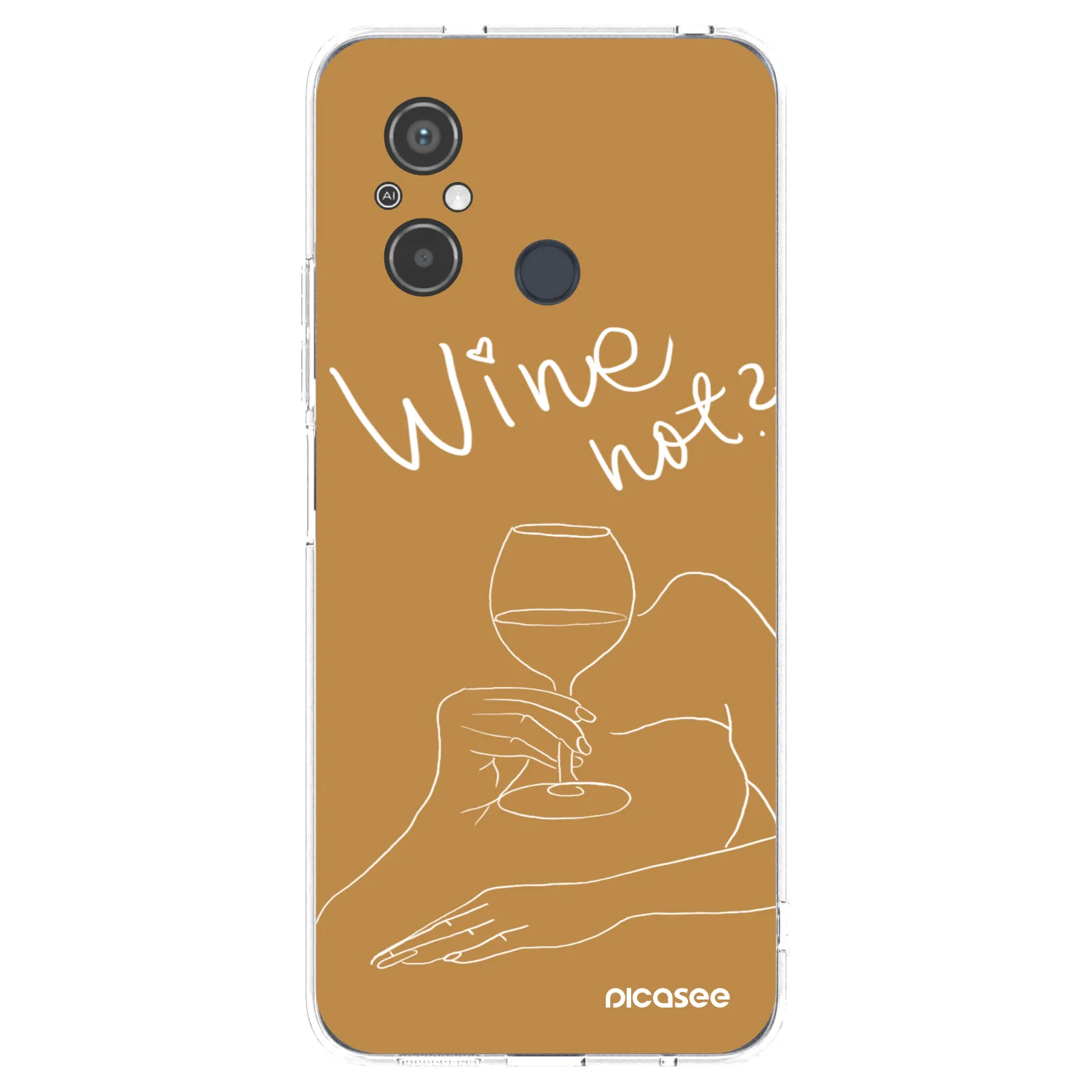 Picasee husă transparentă din silicon pentru Xiaomi Redmi 12C - Wine not