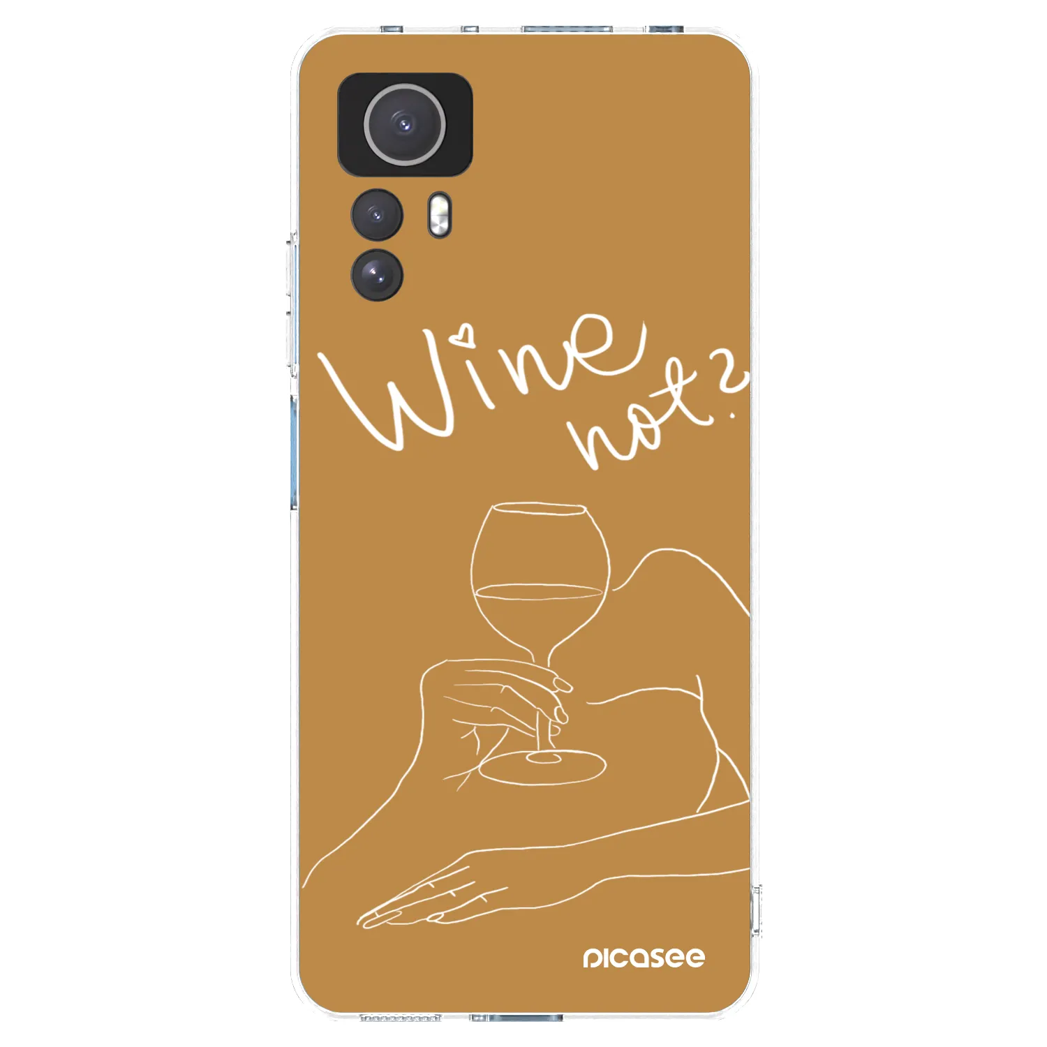 Picasee husă transparentă din silicon pentru Xiaomi Redmi Note 12S - Wine not