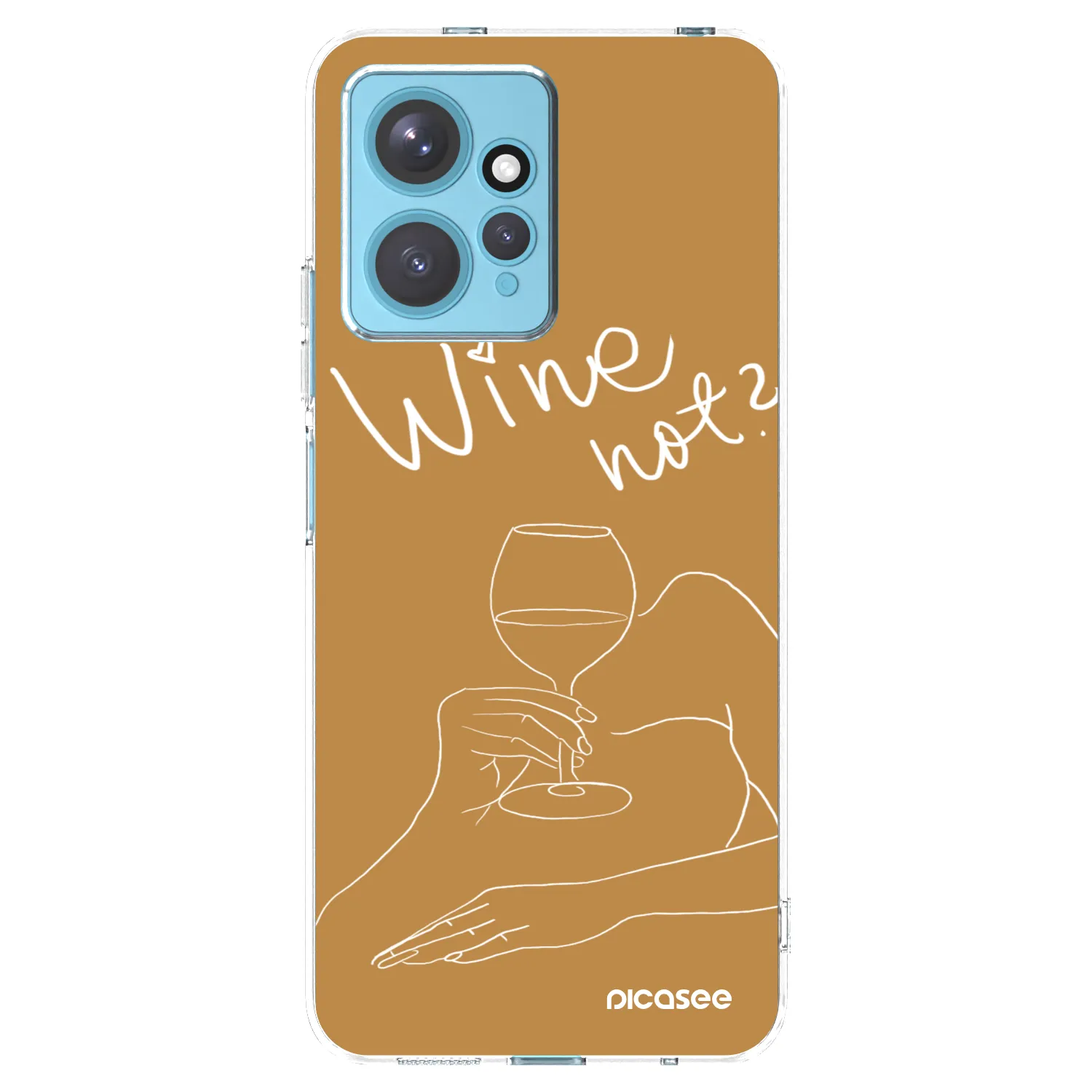 Picasee husă transparentă din silicon pentru Xiaomi Redmi Note 12 4G - Wine not