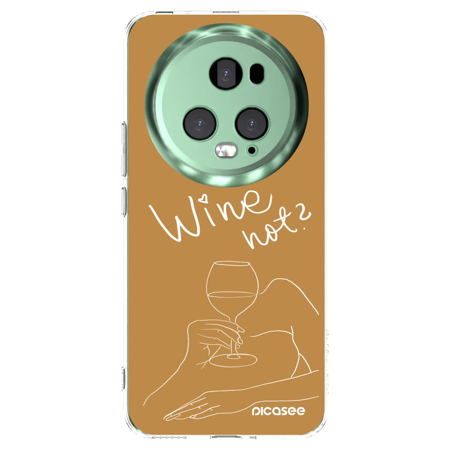 Picasee husă transparentă din silicon pentru Honor Magic5 Pro - Wine not