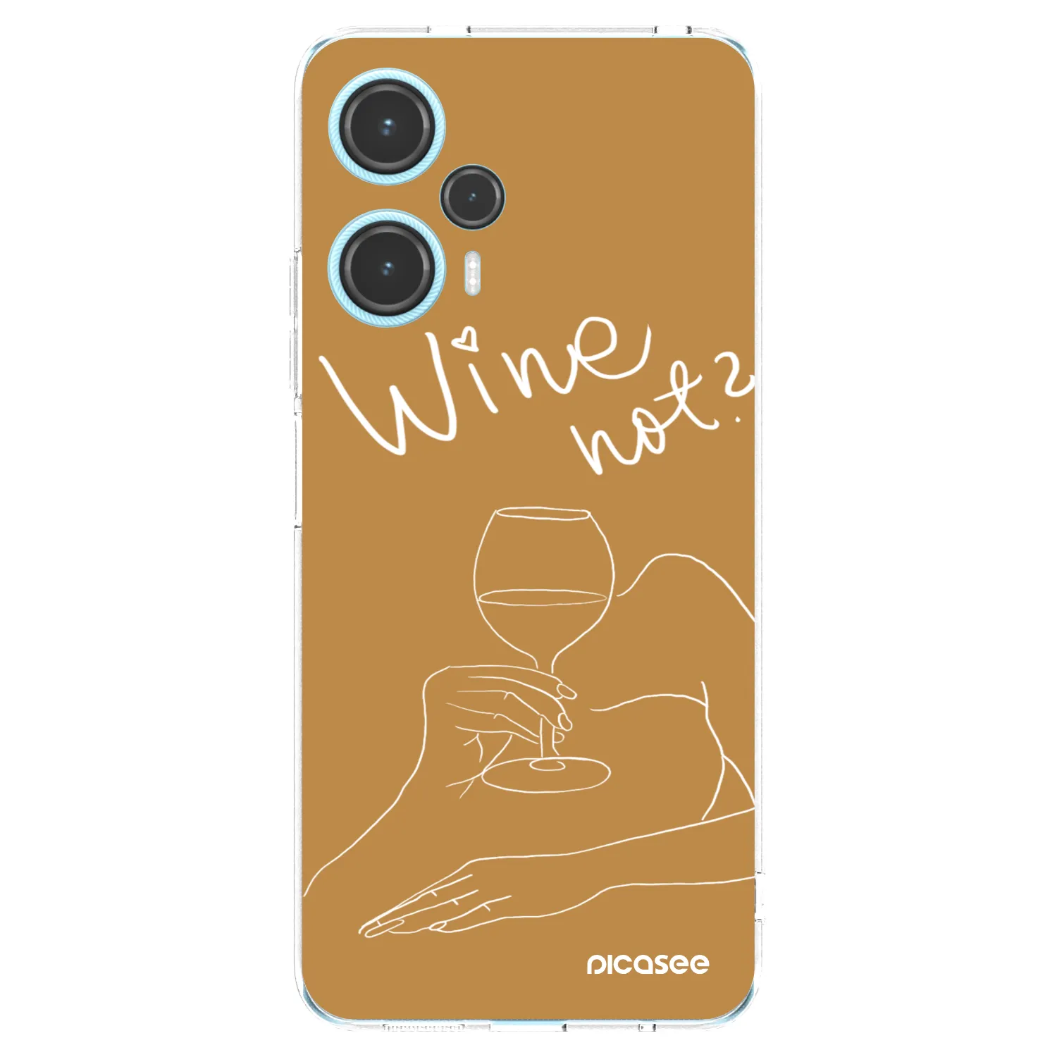 Picasee husă transparentă din silicon pentru Xiaomi Poco F5 - Wine not