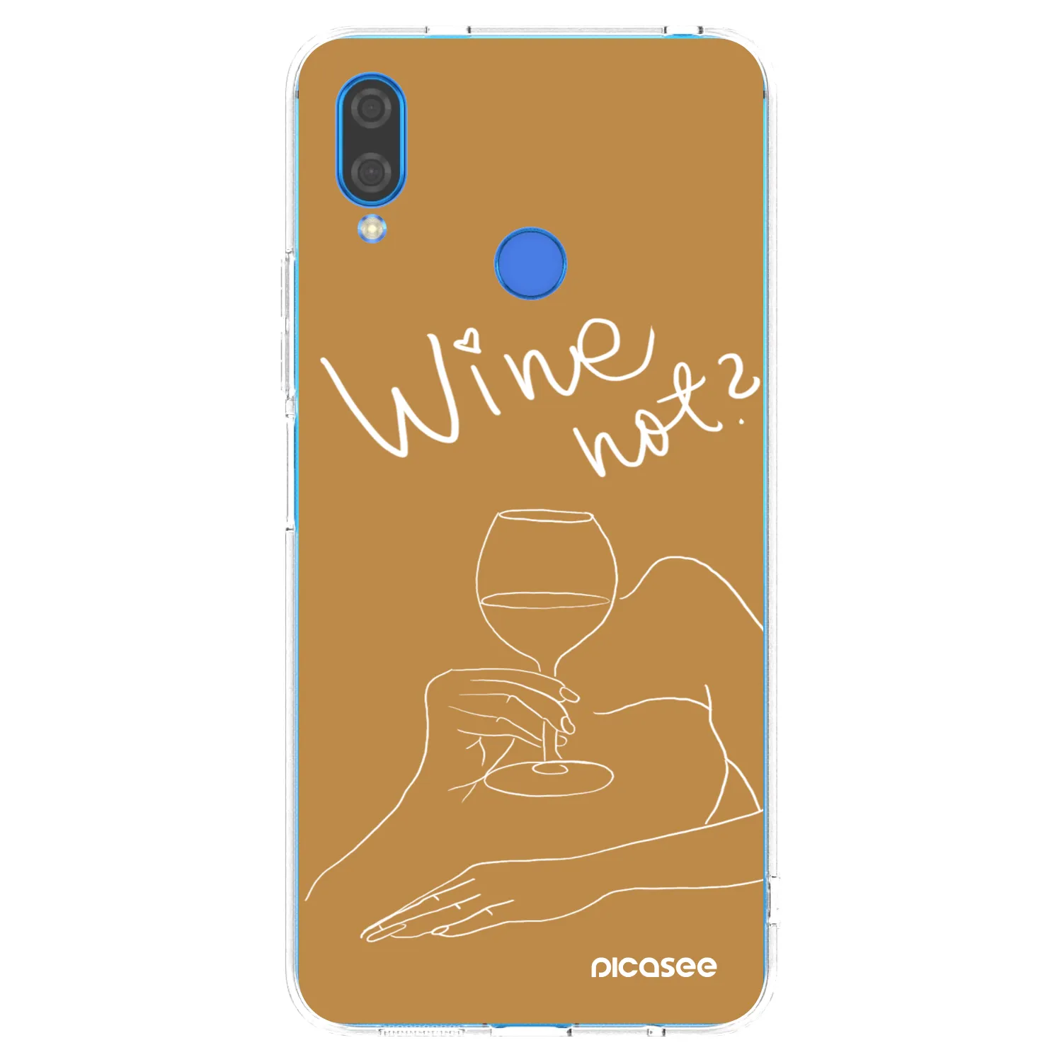 Picasee husă transparentă din silicon pentru Huawei Nova 3 - Wine not