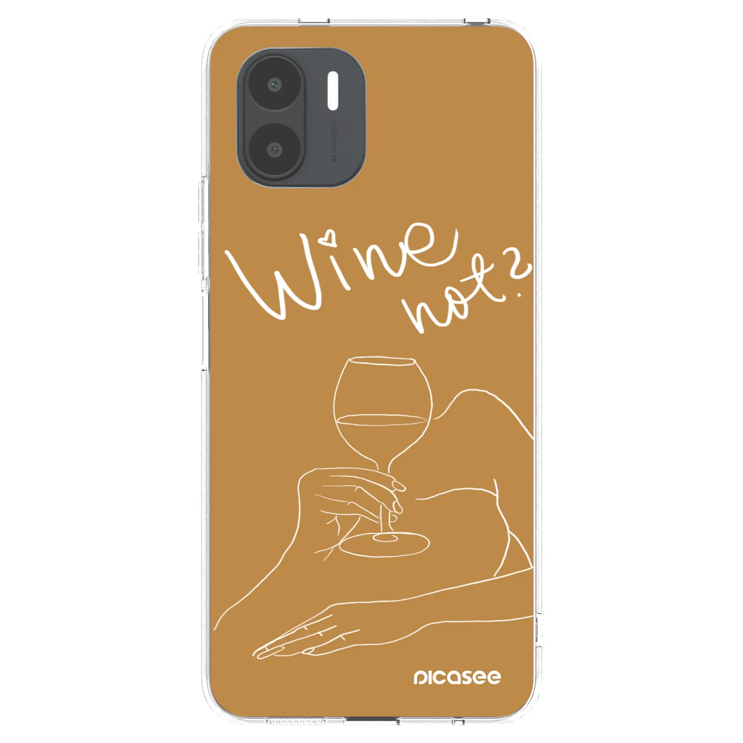 Picasee husă transparentă din silicon pentru Xiaomi Redmi A2 - Wine not