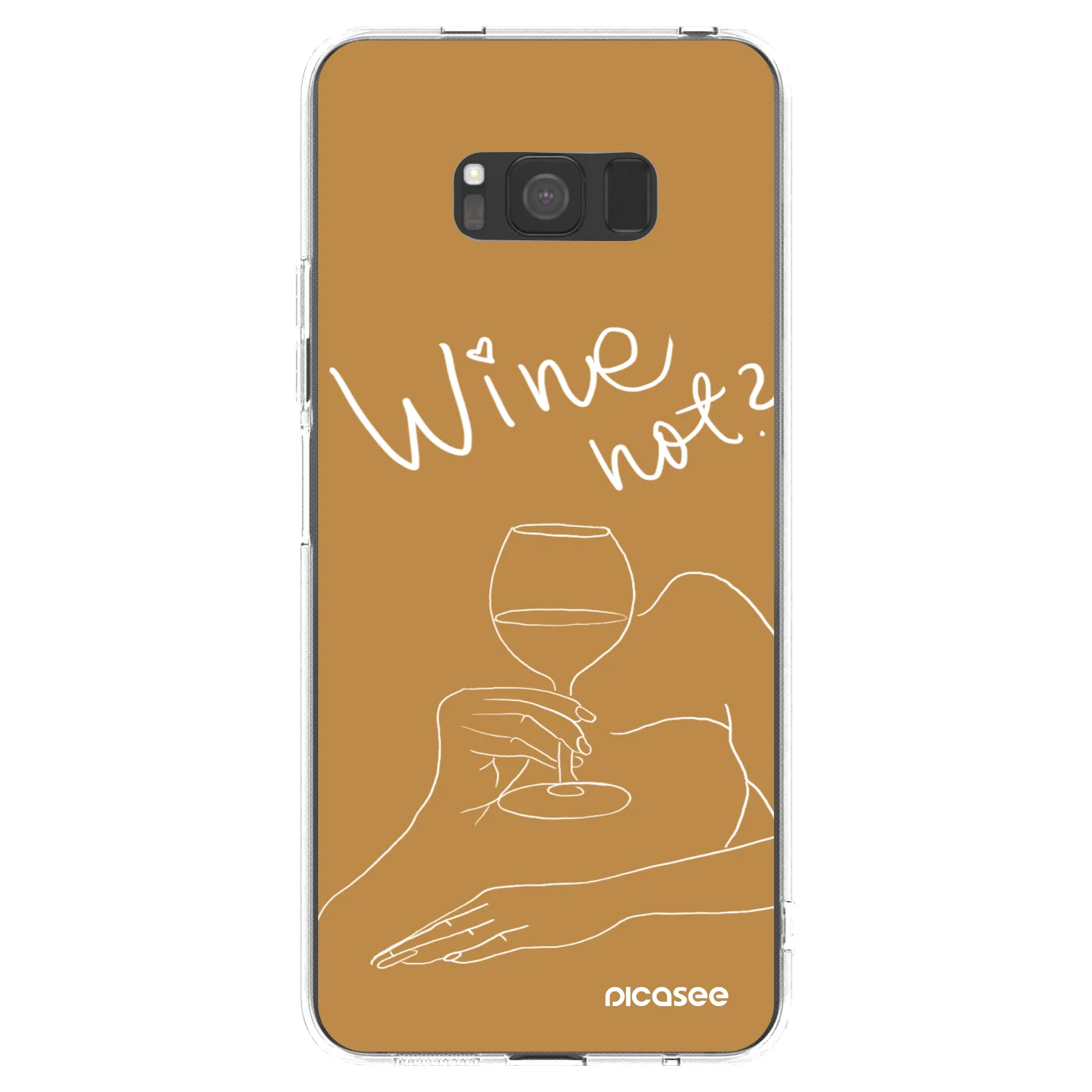Picasee husă transparentă din silicon pentru Samsung Galaxy S8 G950F - Wine not