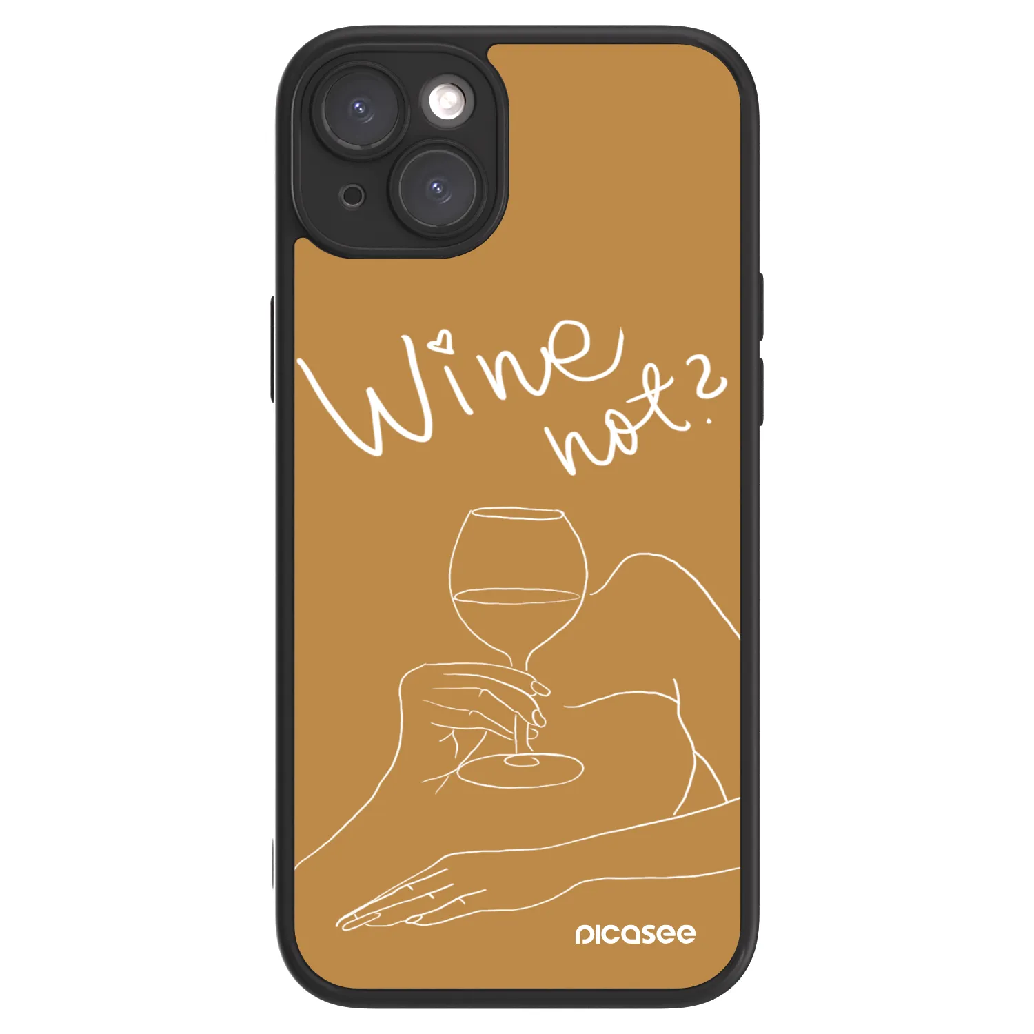 Picasee ULTIMATE CASE MagSafe pentru Apple iPhone 15 Plus - Wine not