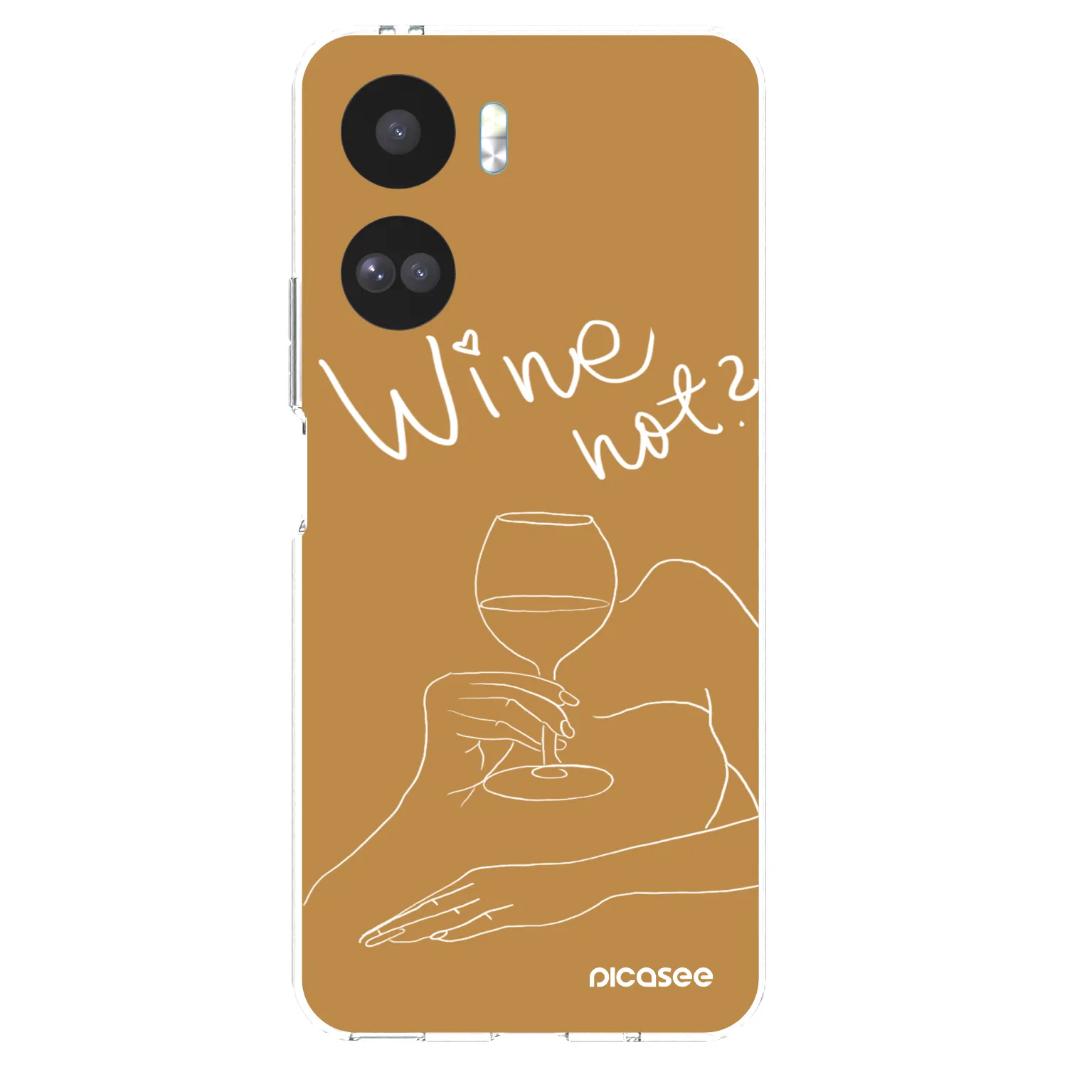Picasee husă transparentă din silicon pentru Honor 90 Lite 5G - Wine not