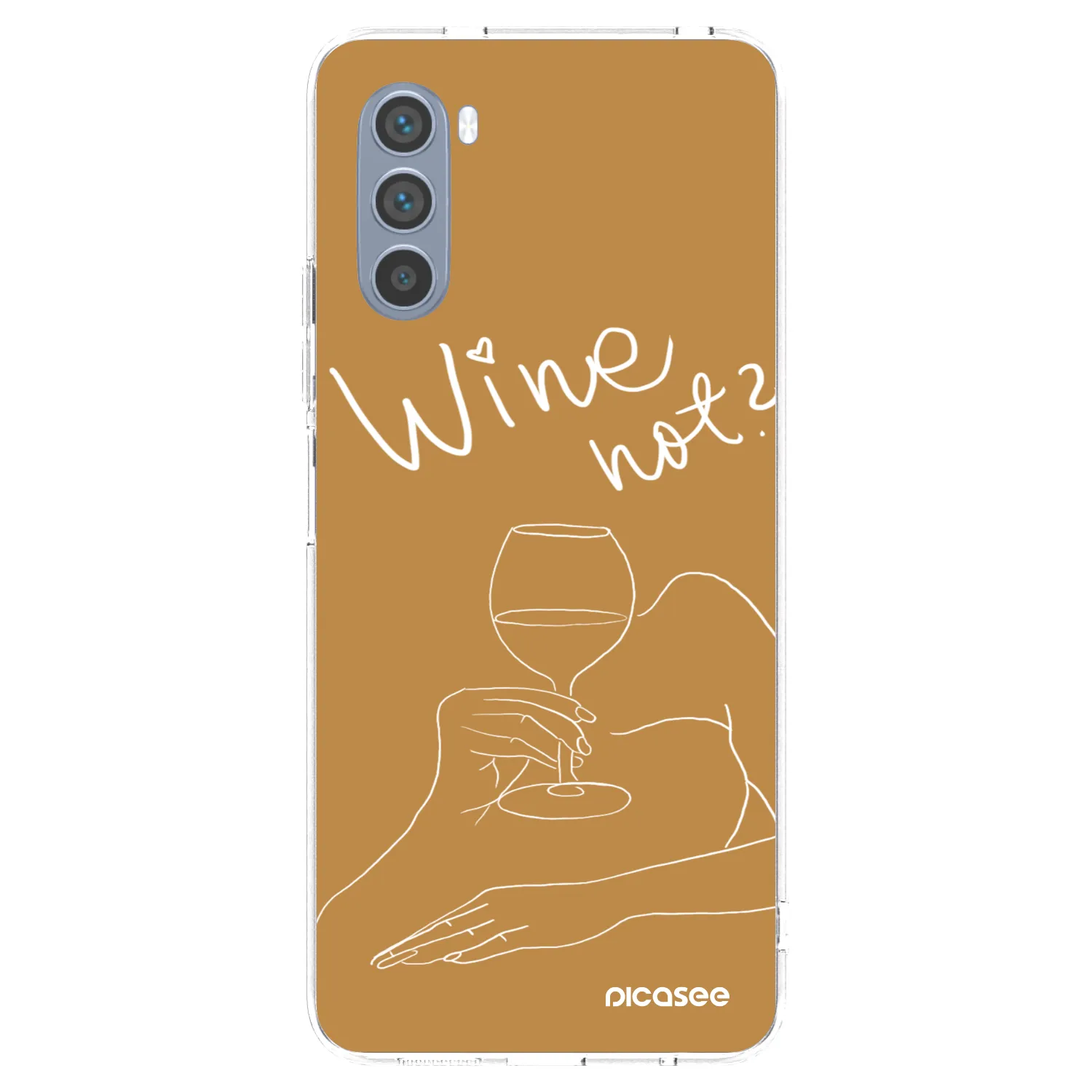 Picasee husă transparentă din silicon pentru Motorola Moto G62 - Wine not