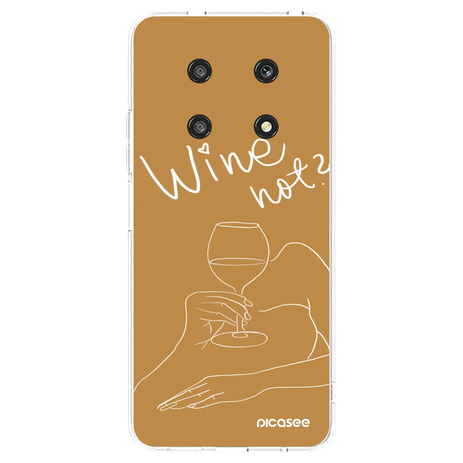 Picasee husă transparentă din silicon pentru Honor Magic4 Lite 5G - Wine not