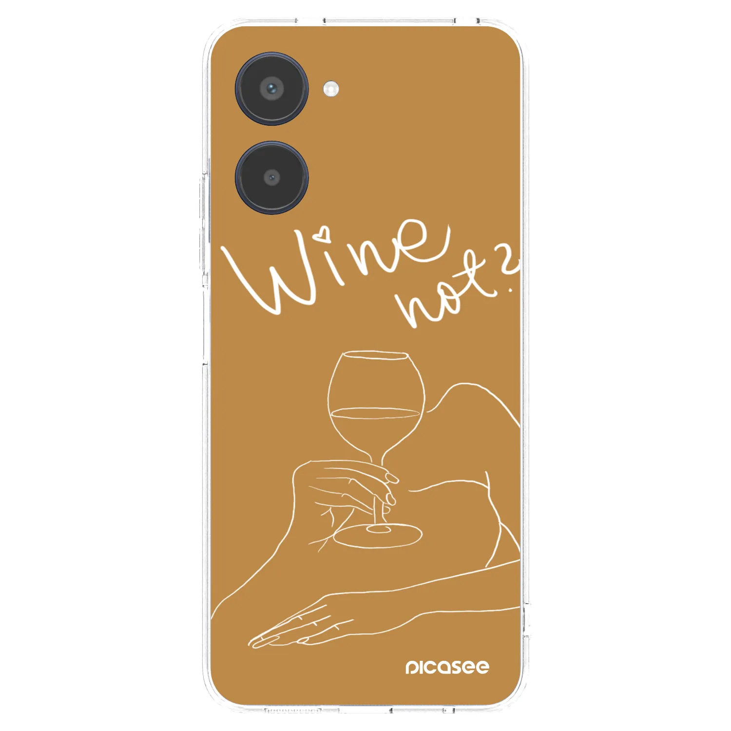 Picasee husă transparentă din silicon pentru Realme 10 4G - Wine not