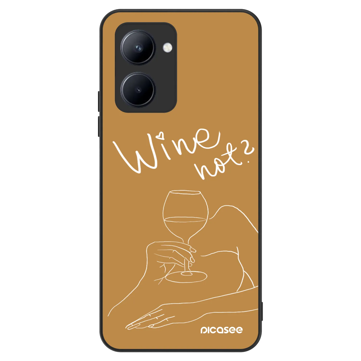 Picasee ULTIMATE CASE pentru Realme C33 (2023) - Wine not