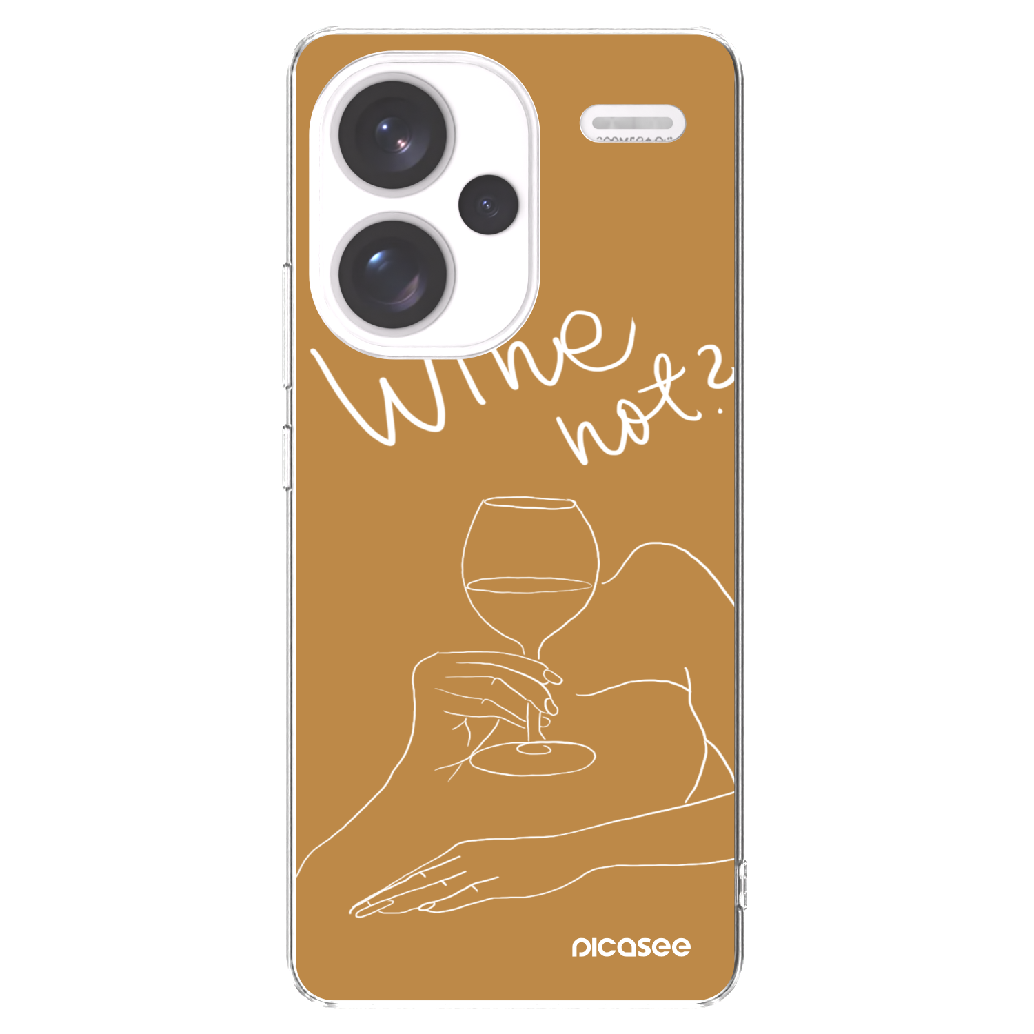 Picasee husă transparentă din silicon pentru Xiaomi Redmi Note 13 Pro+ 5G - Wine not