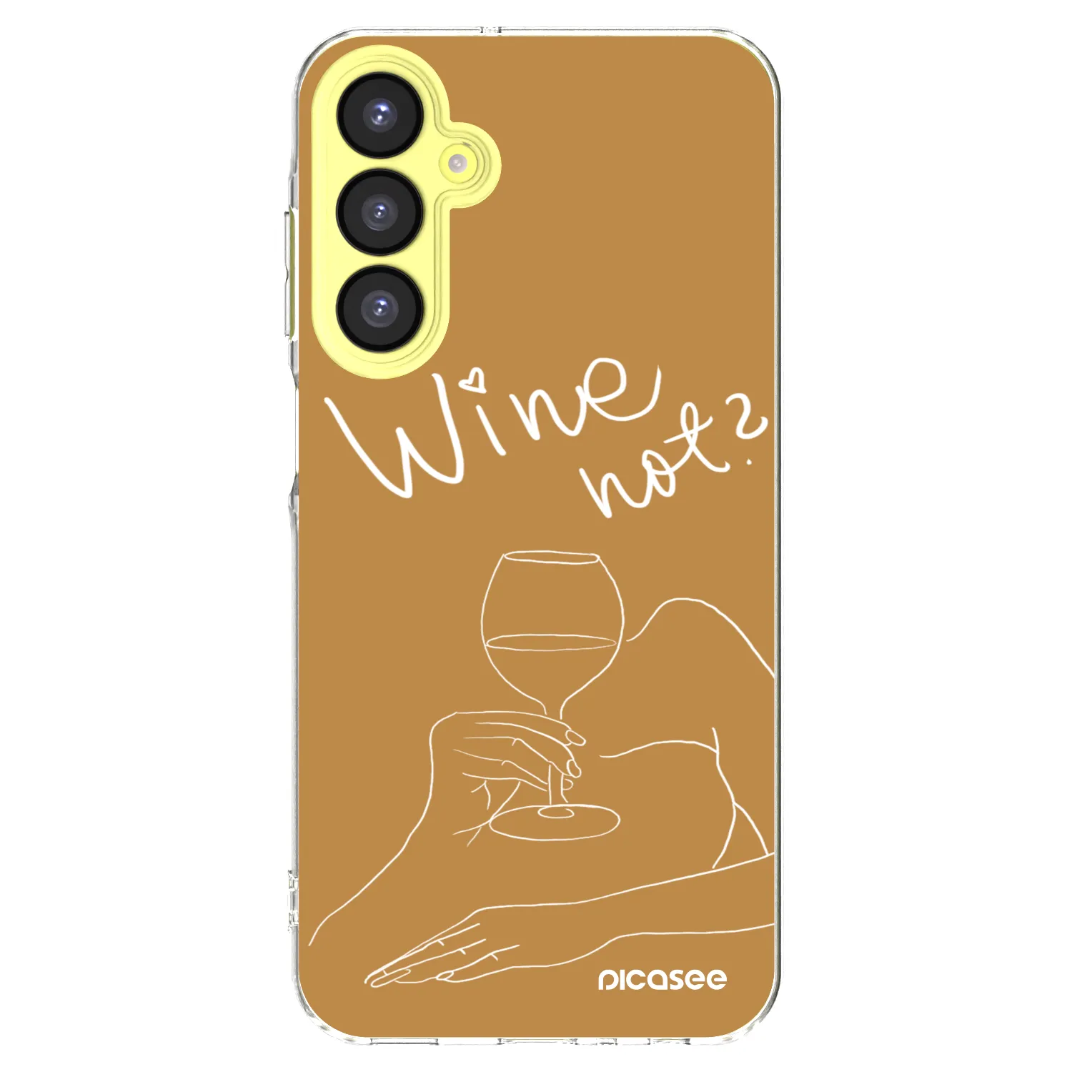 Picasee husă transparentă din silicon pentru Samsung Galaxy A25 A256B 5G - Wine not